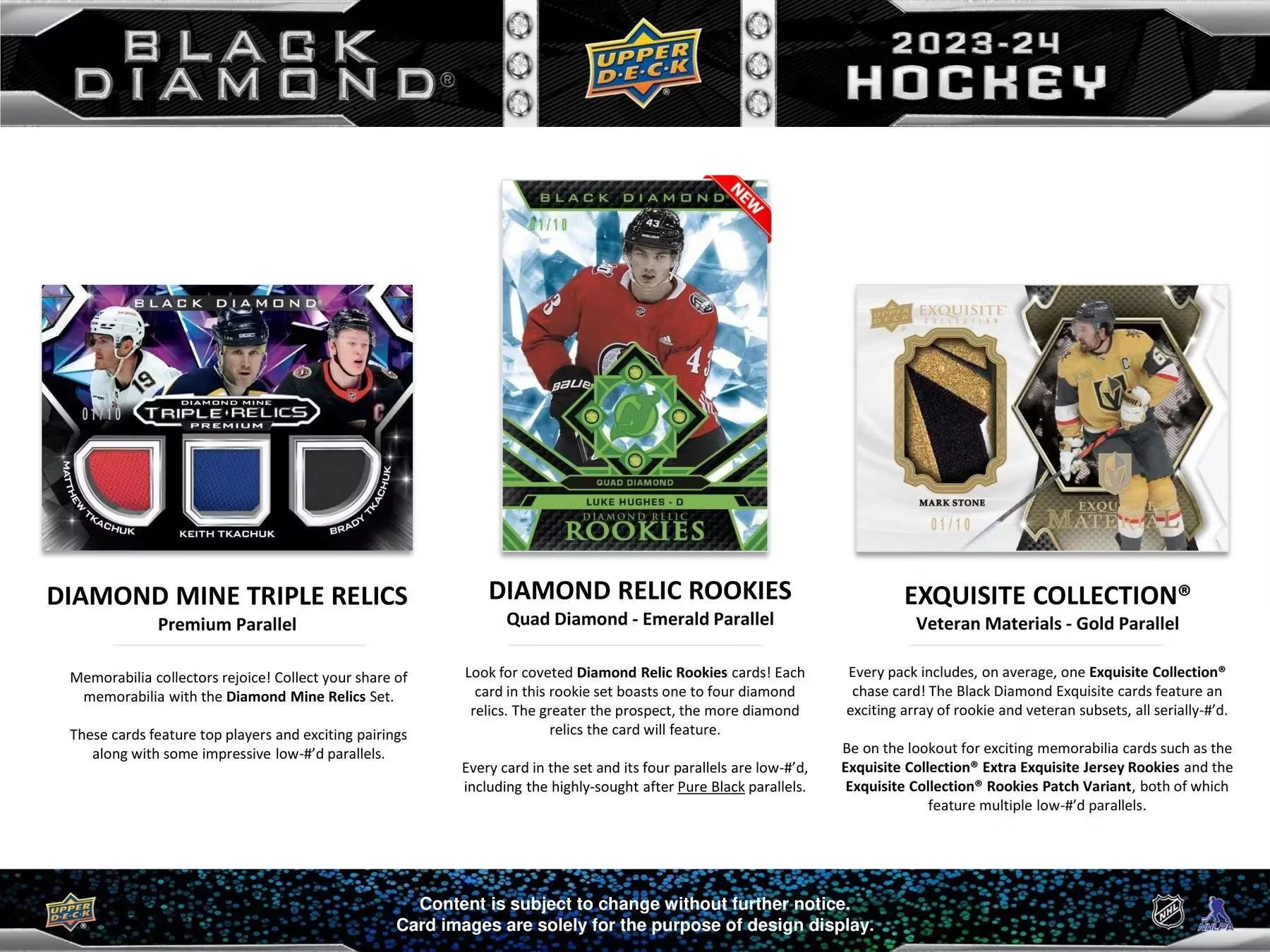 2023-24 Upper Deck Black Diamond Hockey CDD Exclusive Hobby Box - Image 5