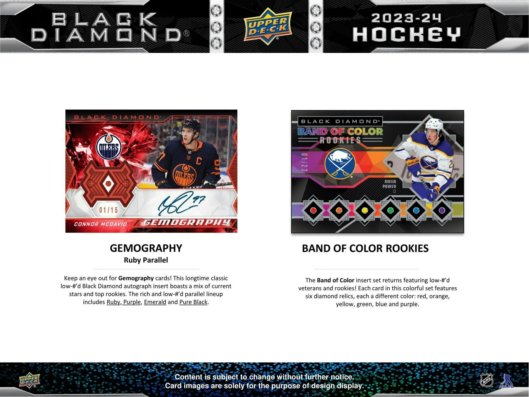 2023-24 Upper Deck Black Diamond Hockey Hobby Box - Image 6