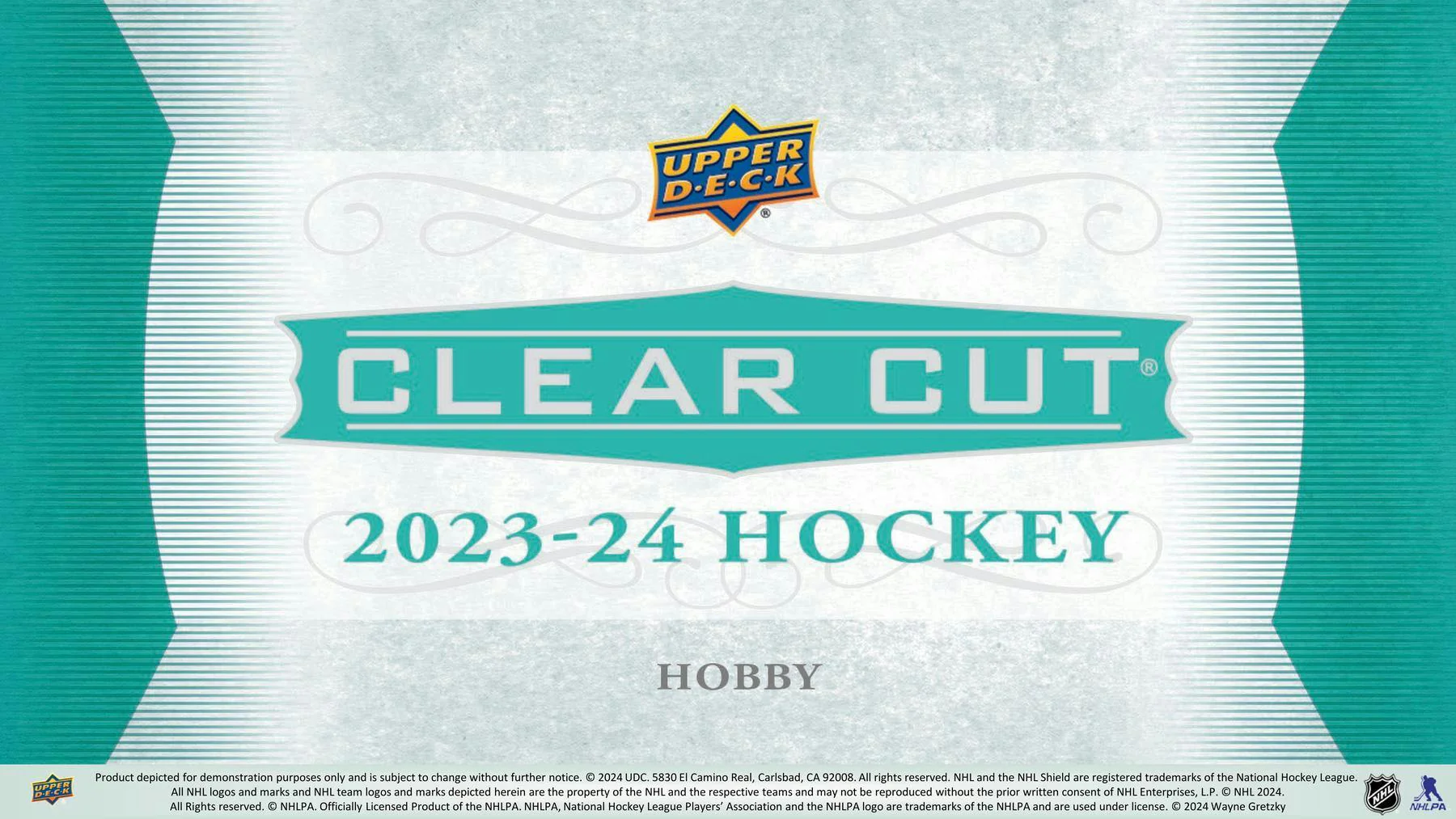 2023-24 Upper Deck Clear Cut Hockey Hobby Box - Image 3