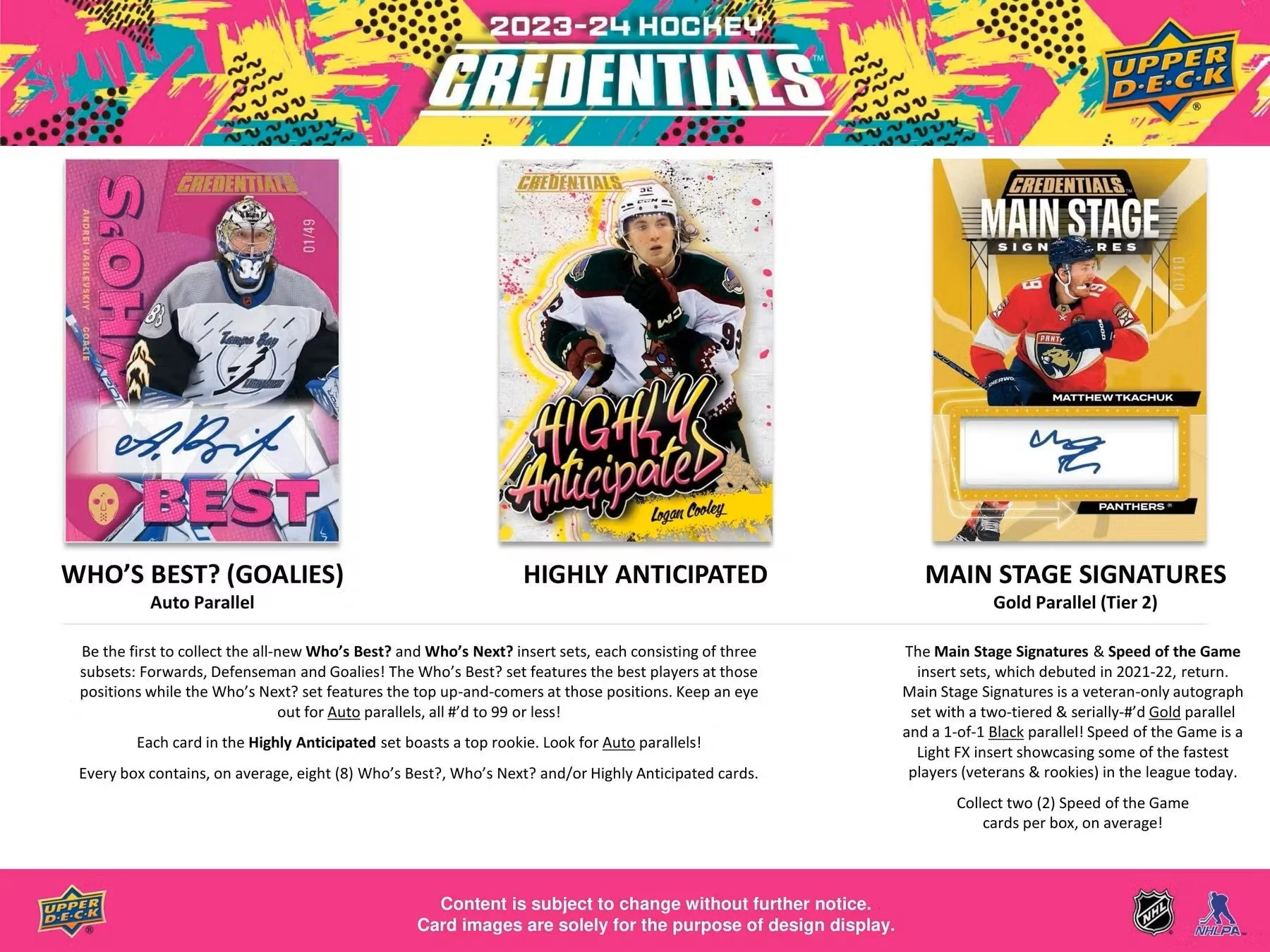 2023-24 Upper Deck Credentials Hockey Hobby Box - Image 5