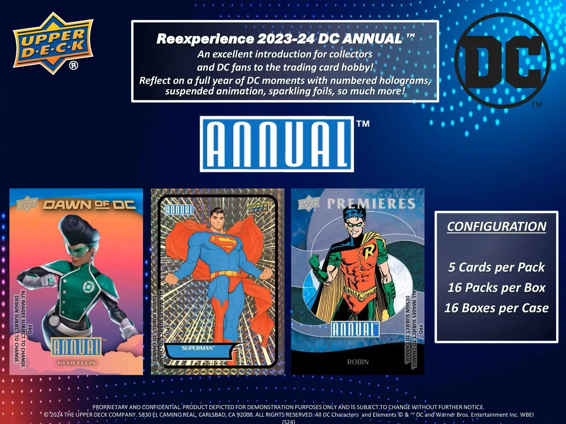 2023/24 Upper Deck DC Annual Hobby Box | Columbia Sports Cards - Image 4