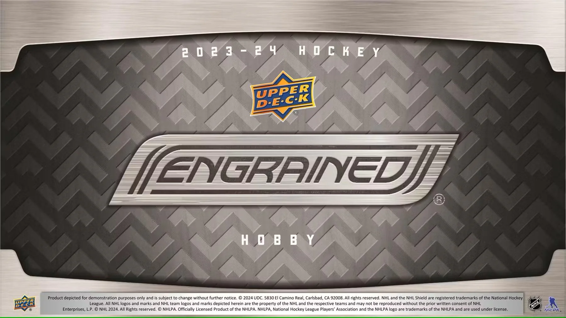2023-24 Upper Deck Engrained Hockey Hobby Box - Image 3