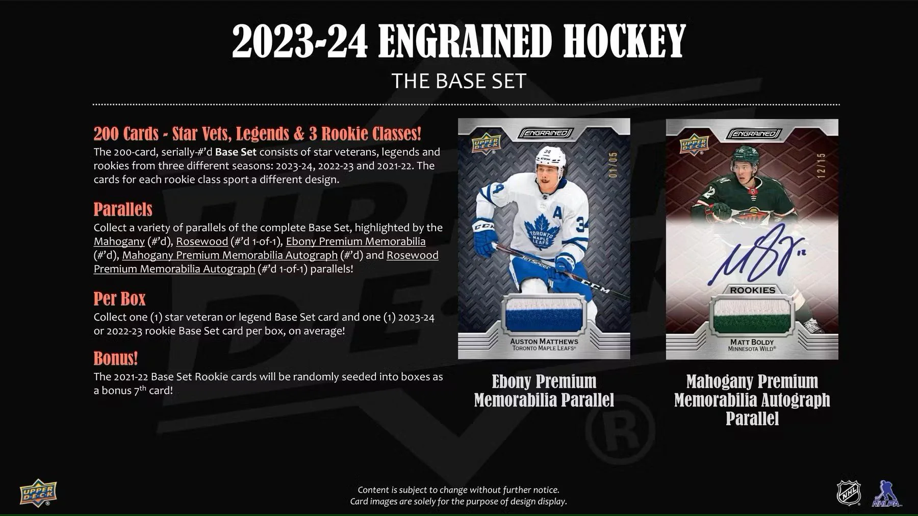 2023-24 Upper Deck Engrained Hockey Hobby Box - Image 5