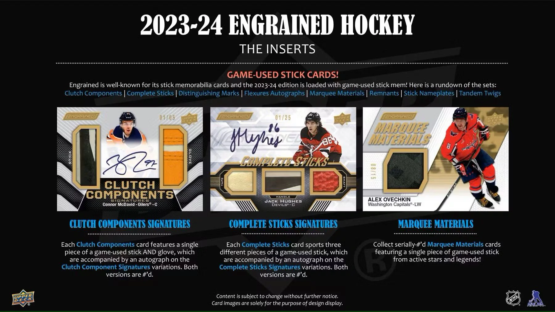 2023-24 Upper Deck Engrained Hockey Hobby Box - Image 6