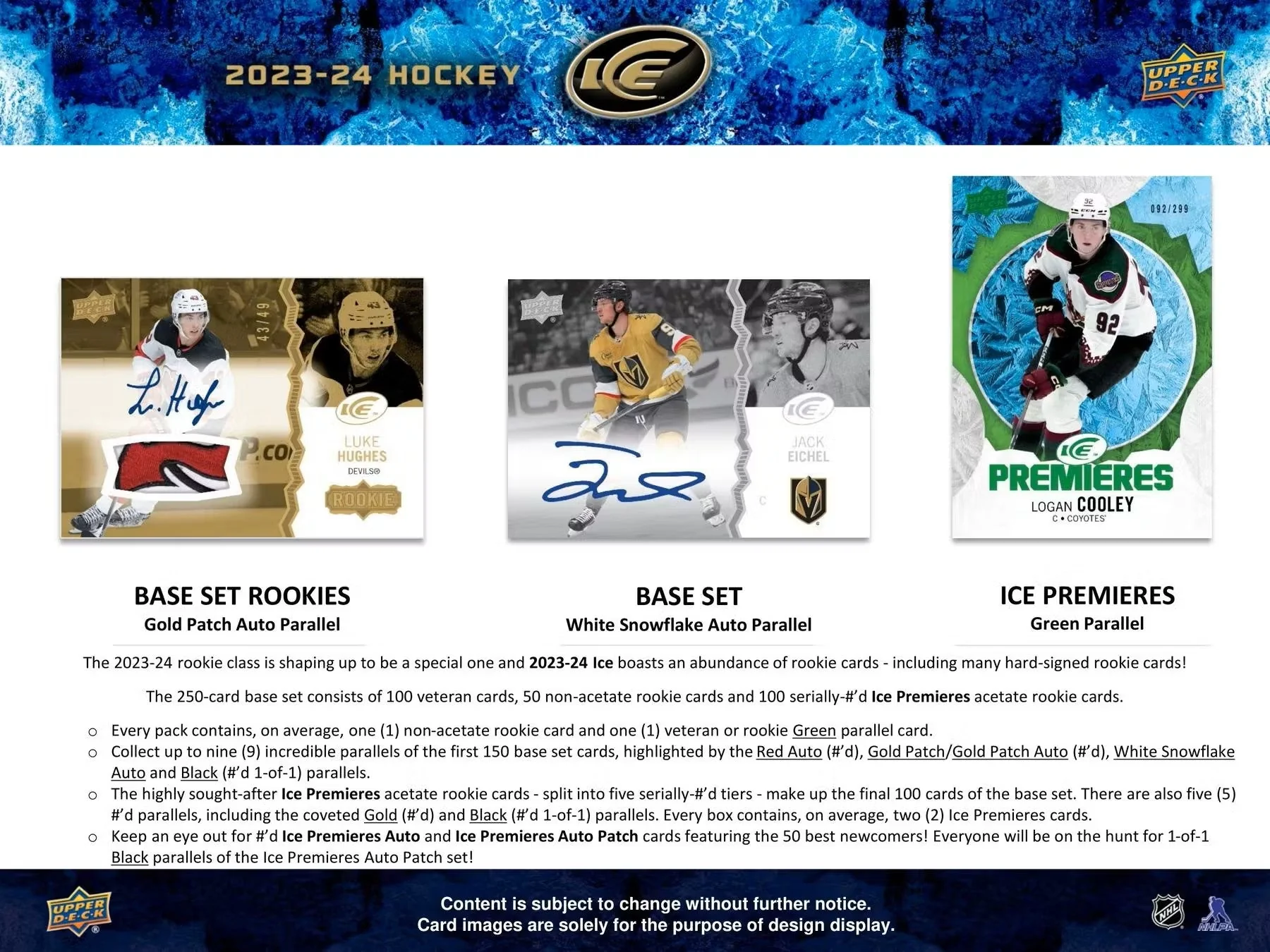2023/24 Upper Deck Ice Hockey Hobby Box - Image 4