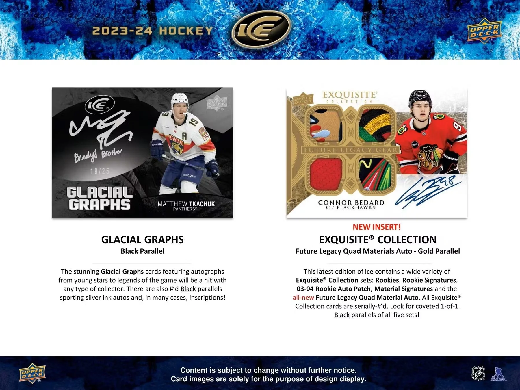 2023/24 Upper Deck Ice Hockey Hobby Box - Image 6