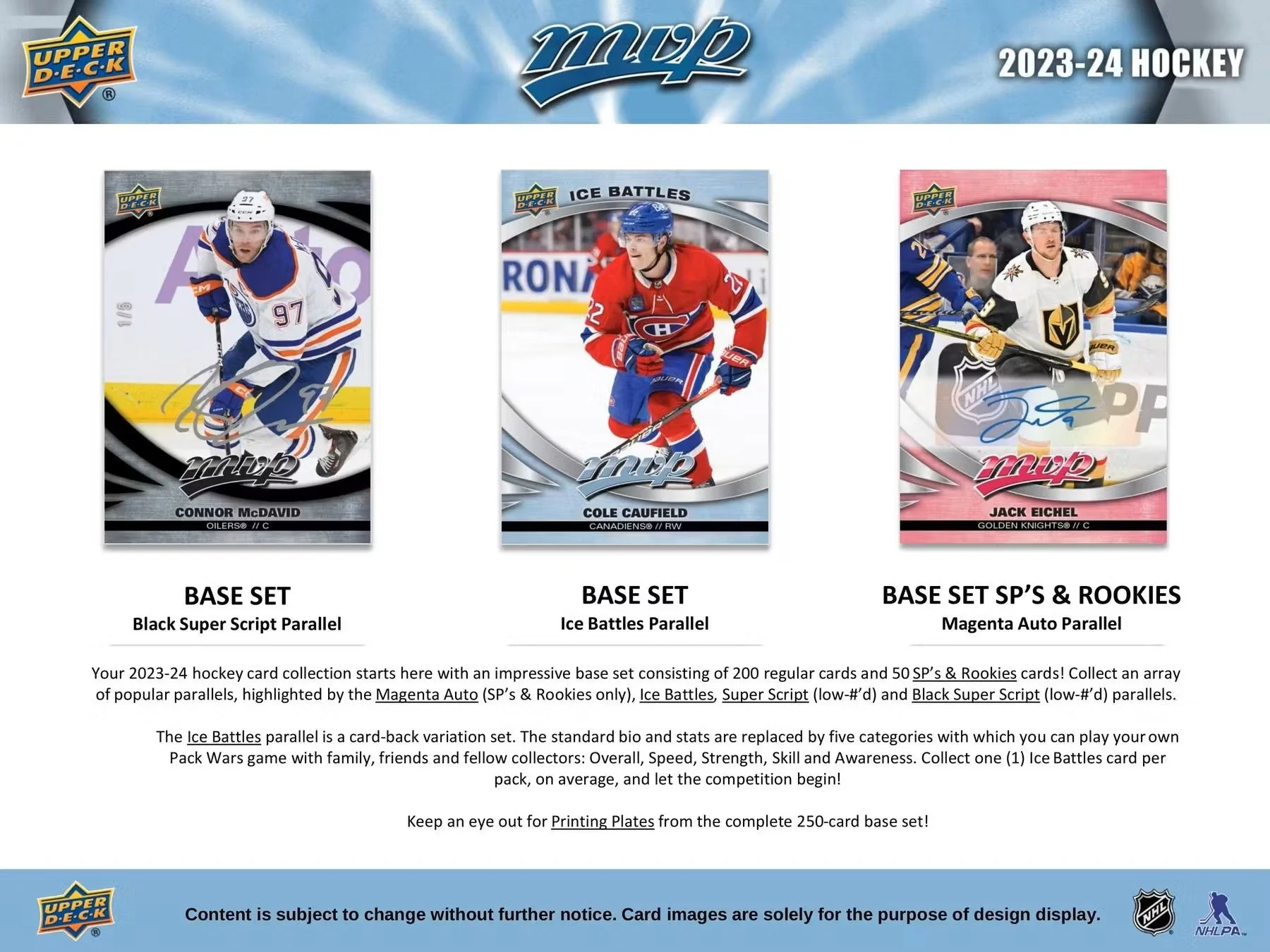 2023-24 Upper Deck MVP Hockey Hobby Box - Image 3
