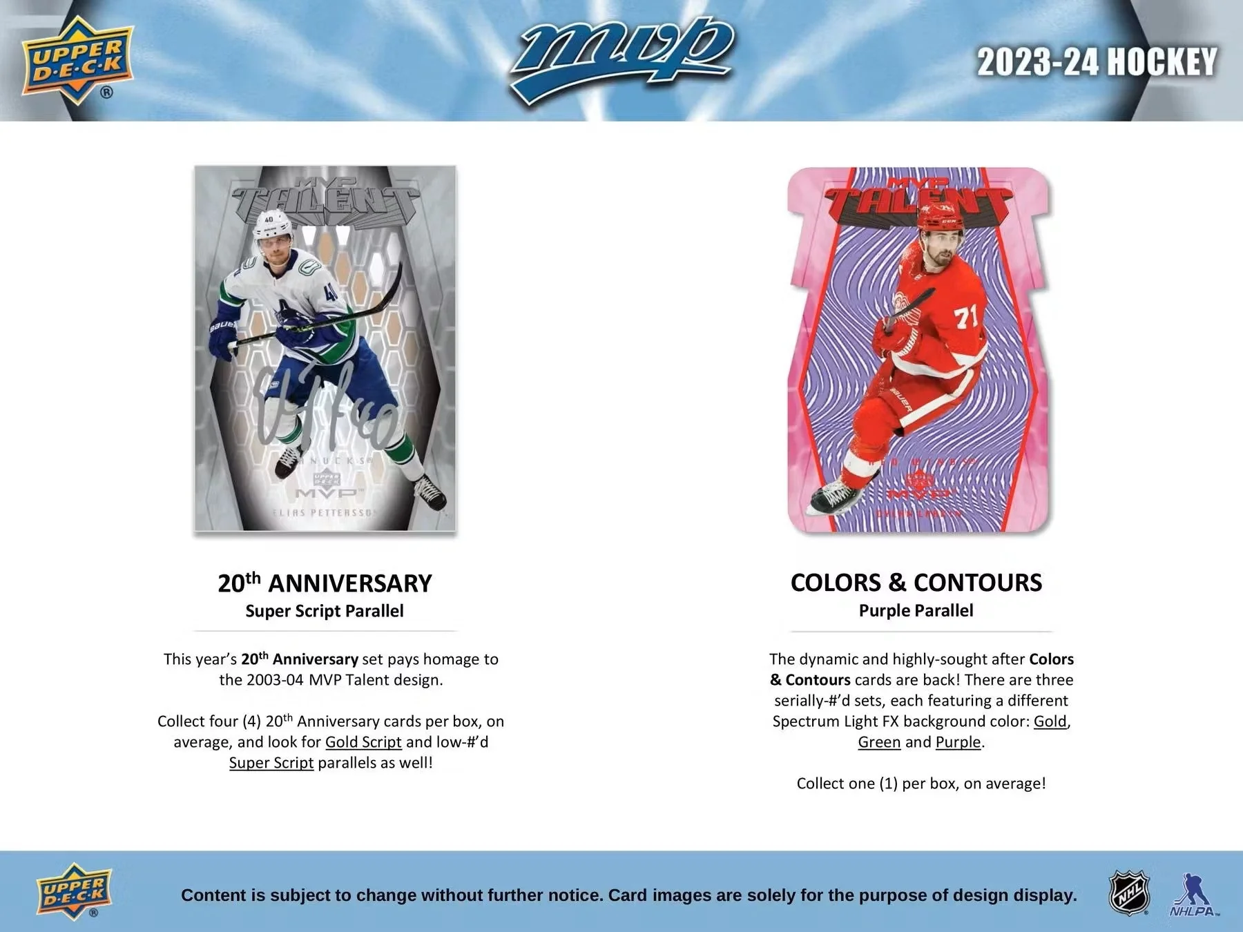 2023-24 Upper Deck MVP Hockey Hobby Box - Image 5
