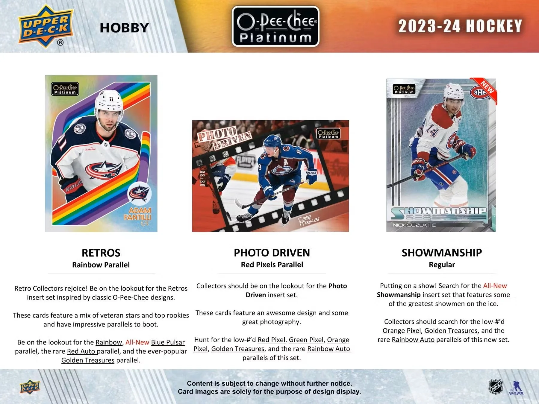 2023-24 Upper Deck O-Pee-Chee Platinum Hockey Hobby Box - Image 5
