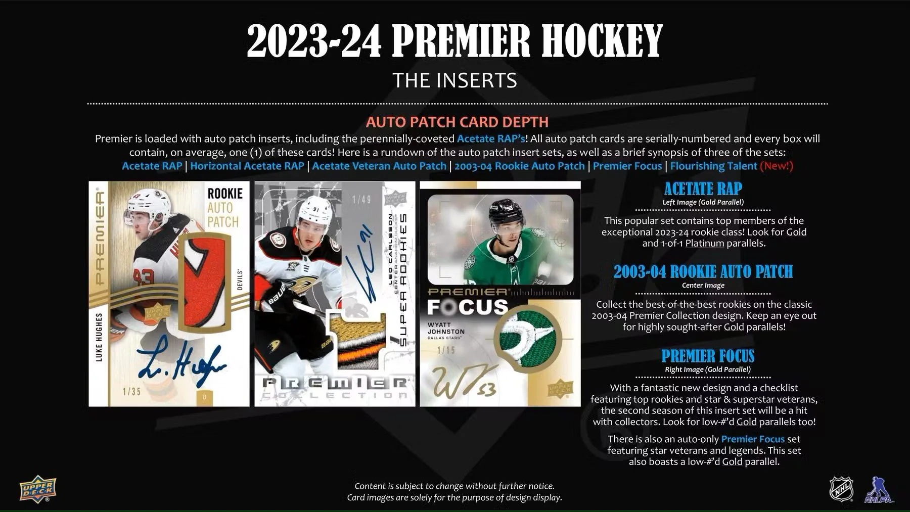 2023-24 Upper Deck Premier Hockey Hobby Box - Image 4