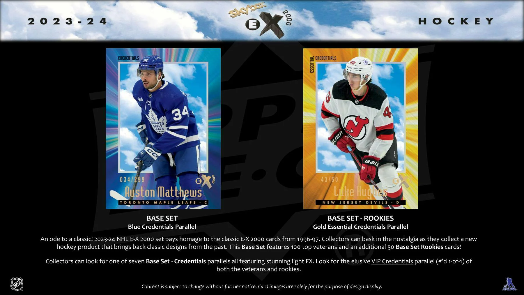 2023-24 Upper Deck Skybox E-X 2000 Hockey Hobby Box - Image 4