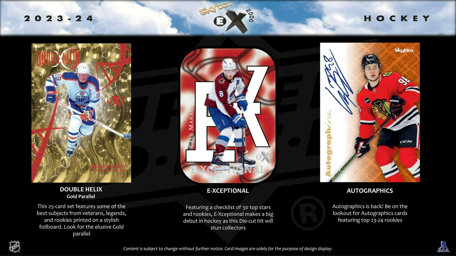 2023-24 Upper Deck Skybox E-X 2000 Hockey Hobby Box - Image 5