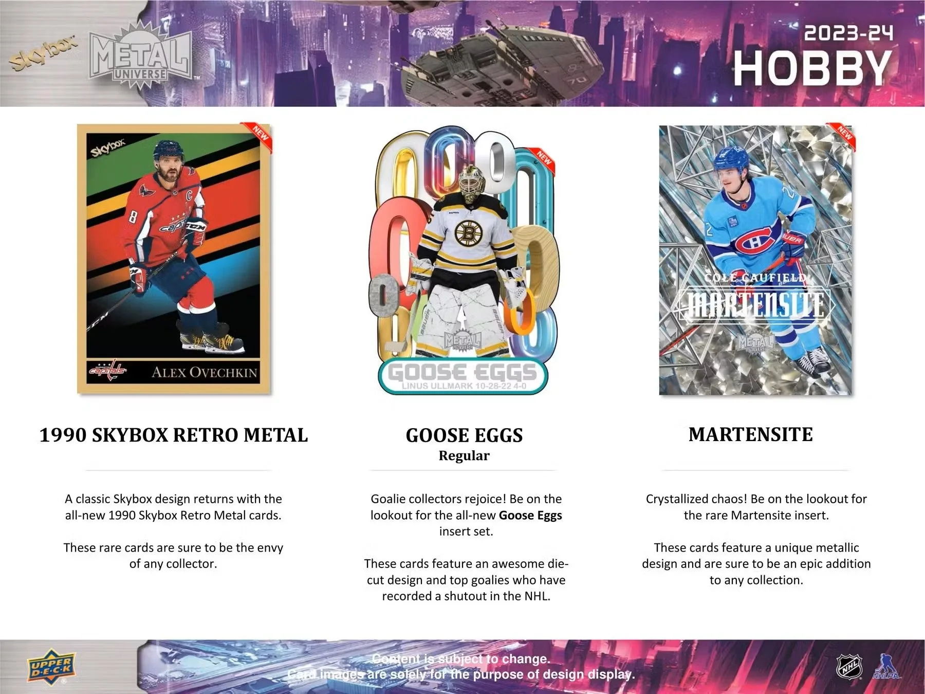 2023/24 Upper Deck Skybox Metal Universe Hockey Hobby Box | Columbia Sports Cards - Image 6
