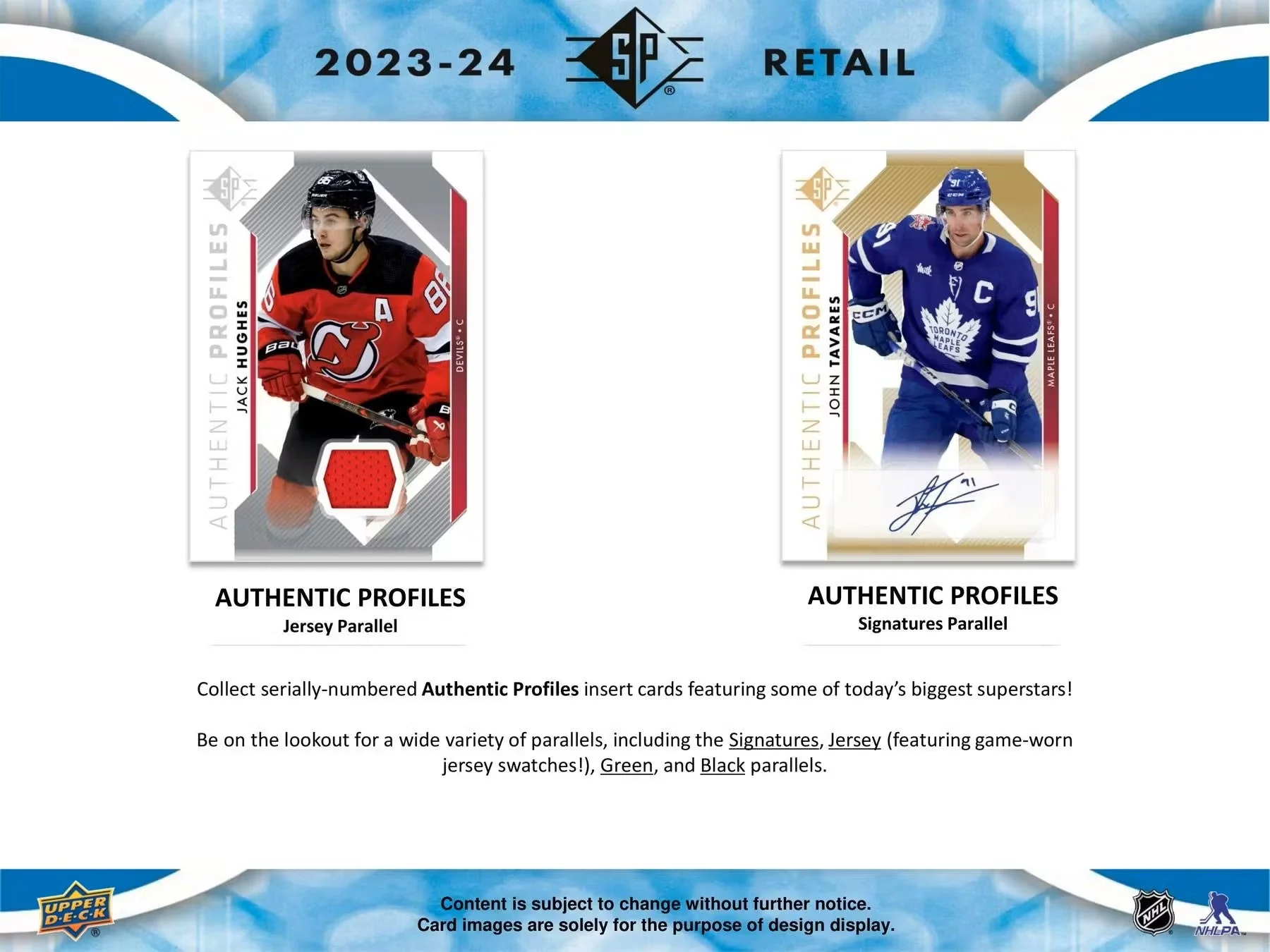 2023/24 Upper Deck SP Hockey 8-Pack Blaster Box - Image 4