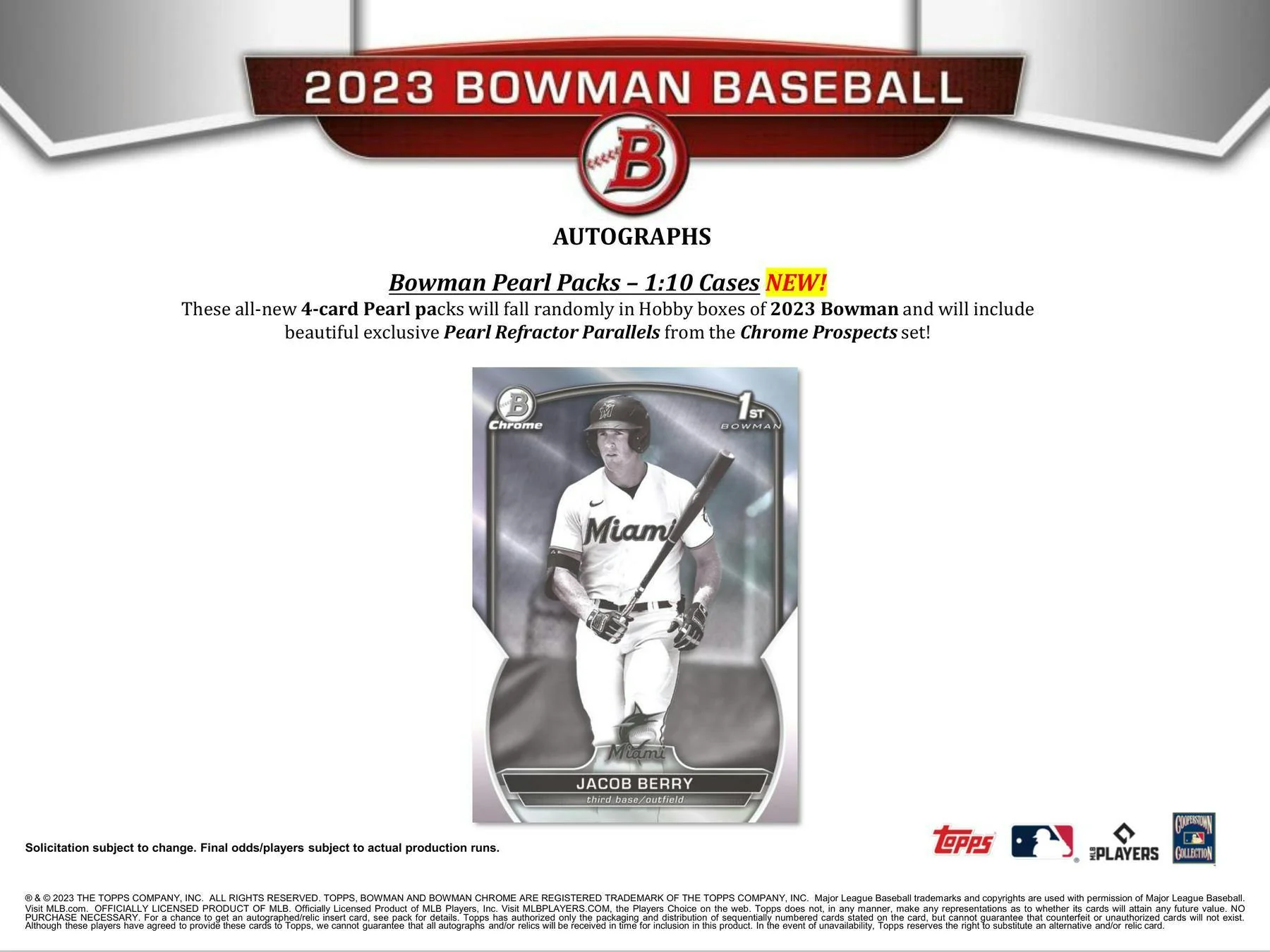 2023 Bowman Baseball Hobby Box - Image 11