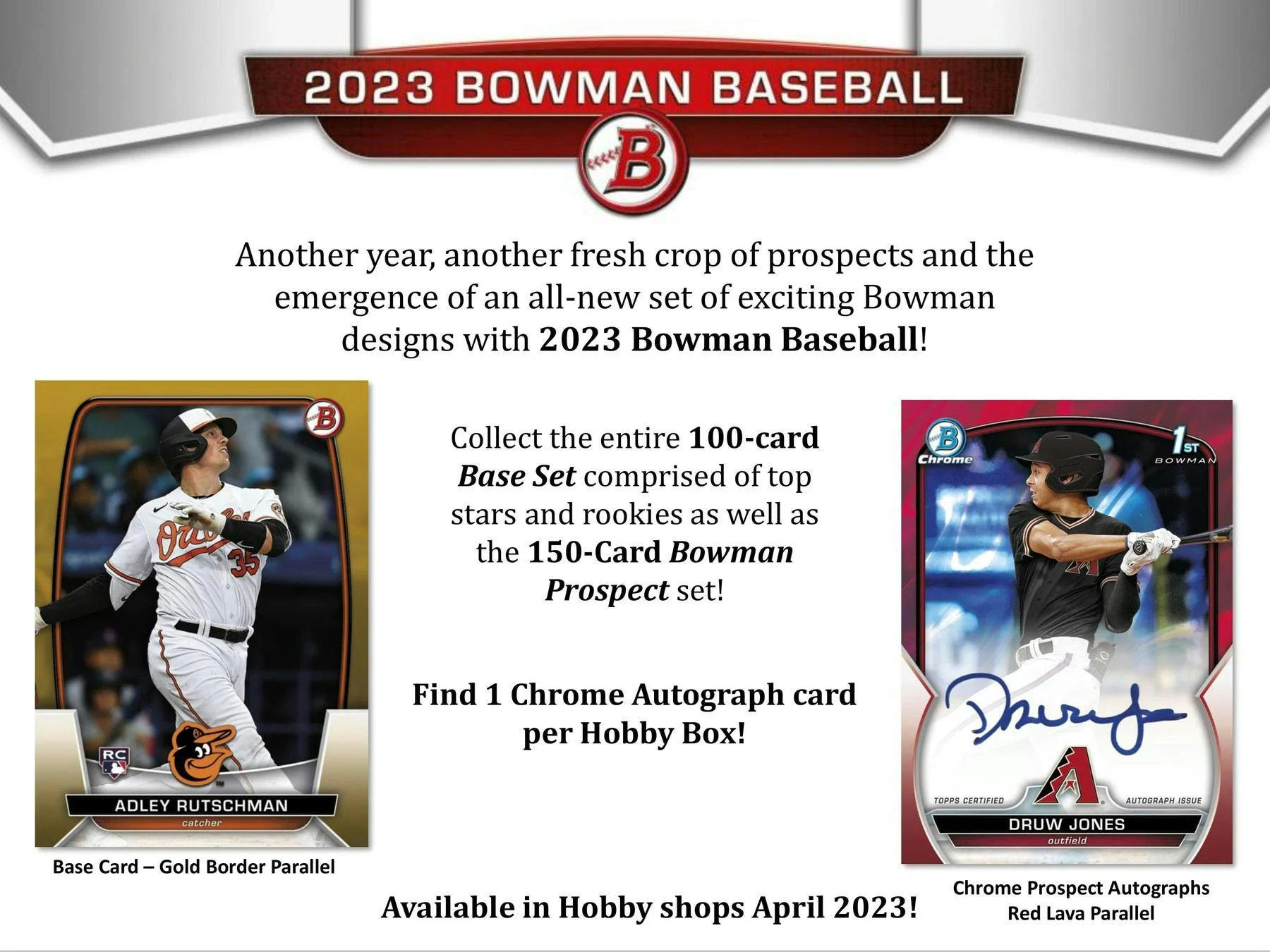 2023 Bowman Baseball Hobby Box - Image 4