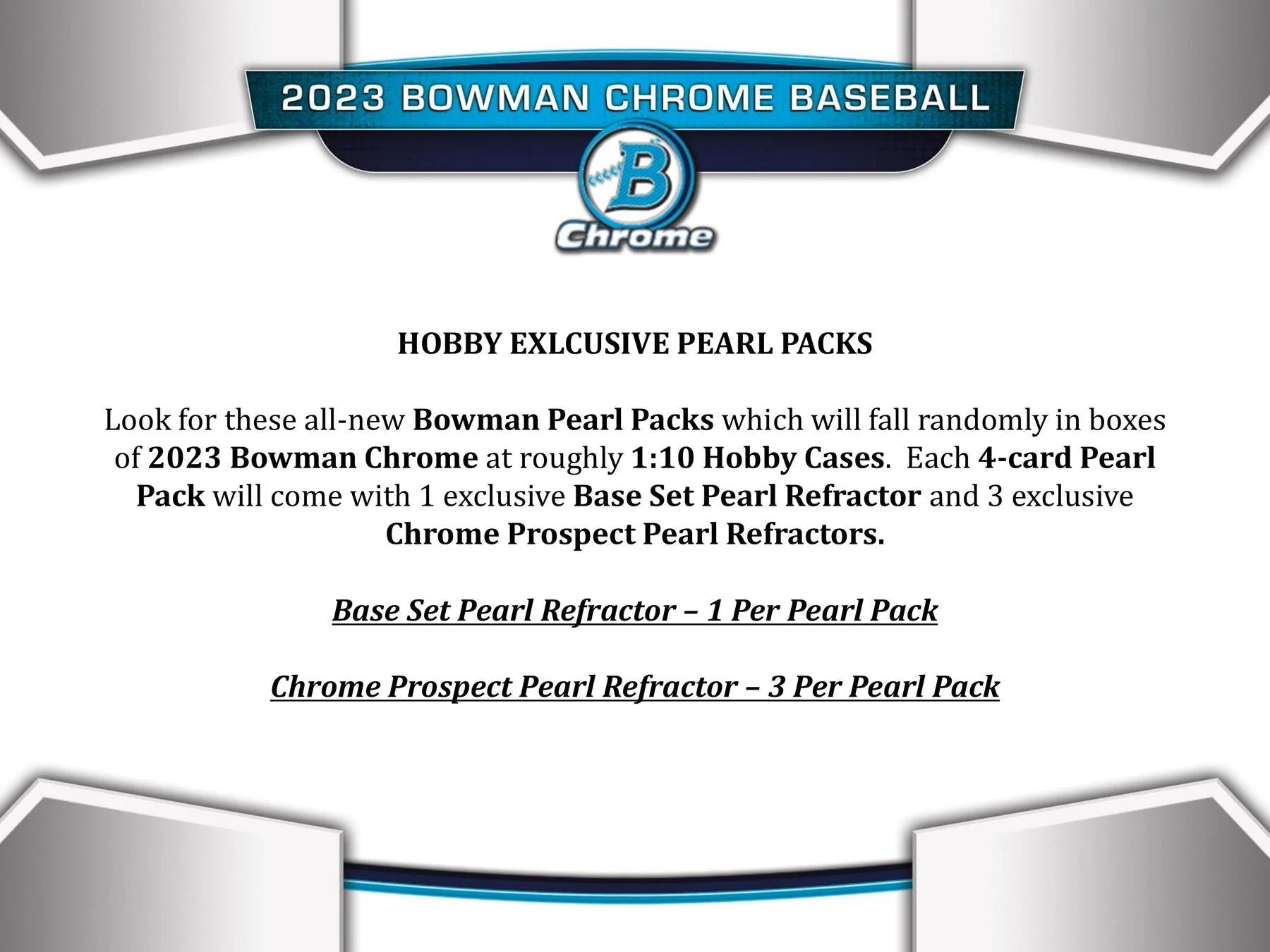 2023 Bowman Chrome Baseball Hobby Box - Image 11