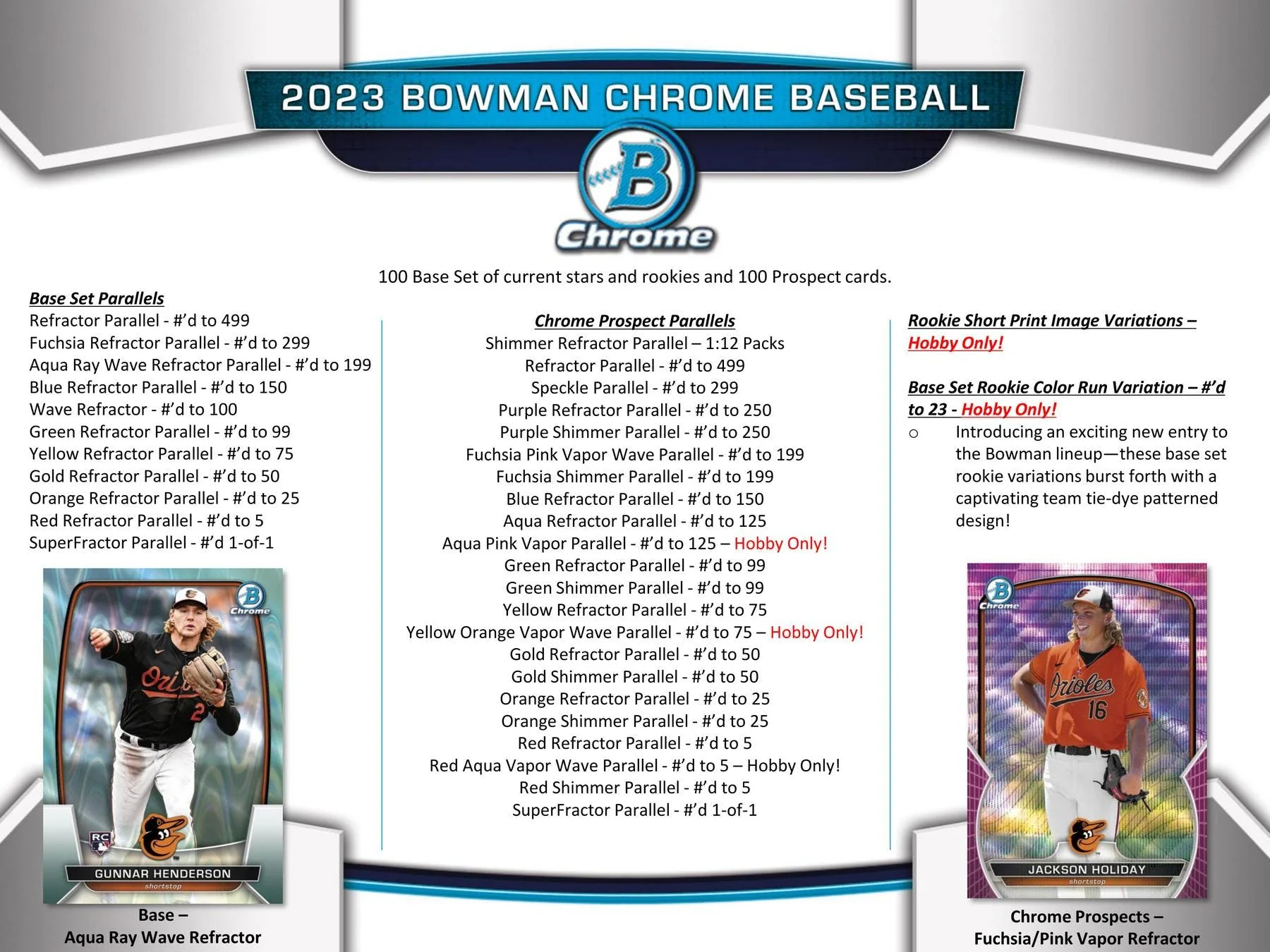 2023 Bowman Chrome Baseball Hobby Box - Image 7