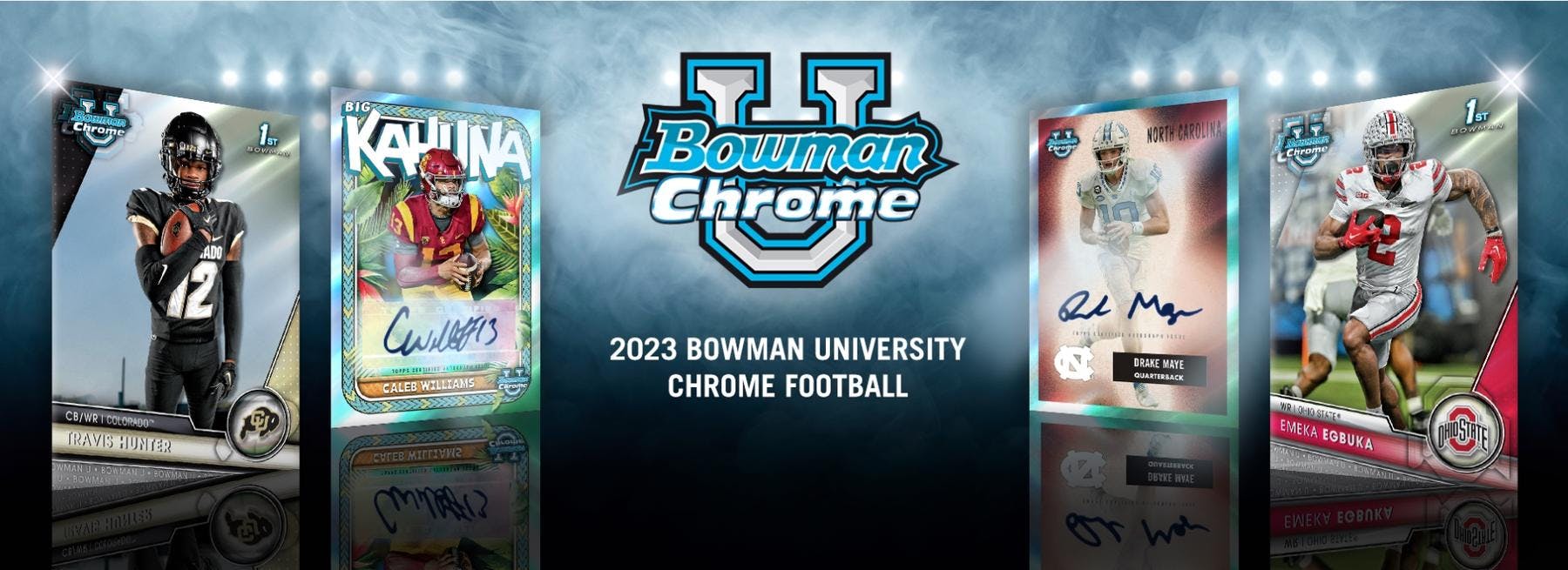 2023 Bowman Chrome University Football Breakers Delight - Image 2
