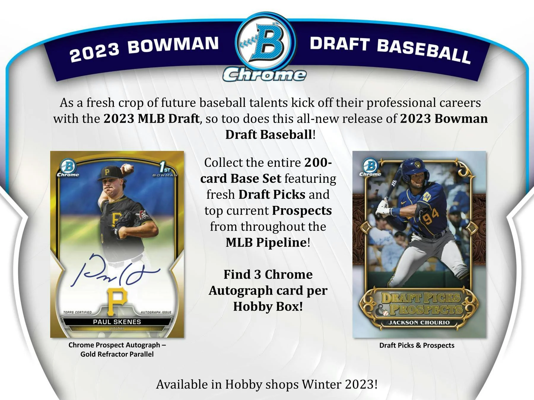 2023 Bowman Draft Baseball Hobby Jumbo Box - Image 2