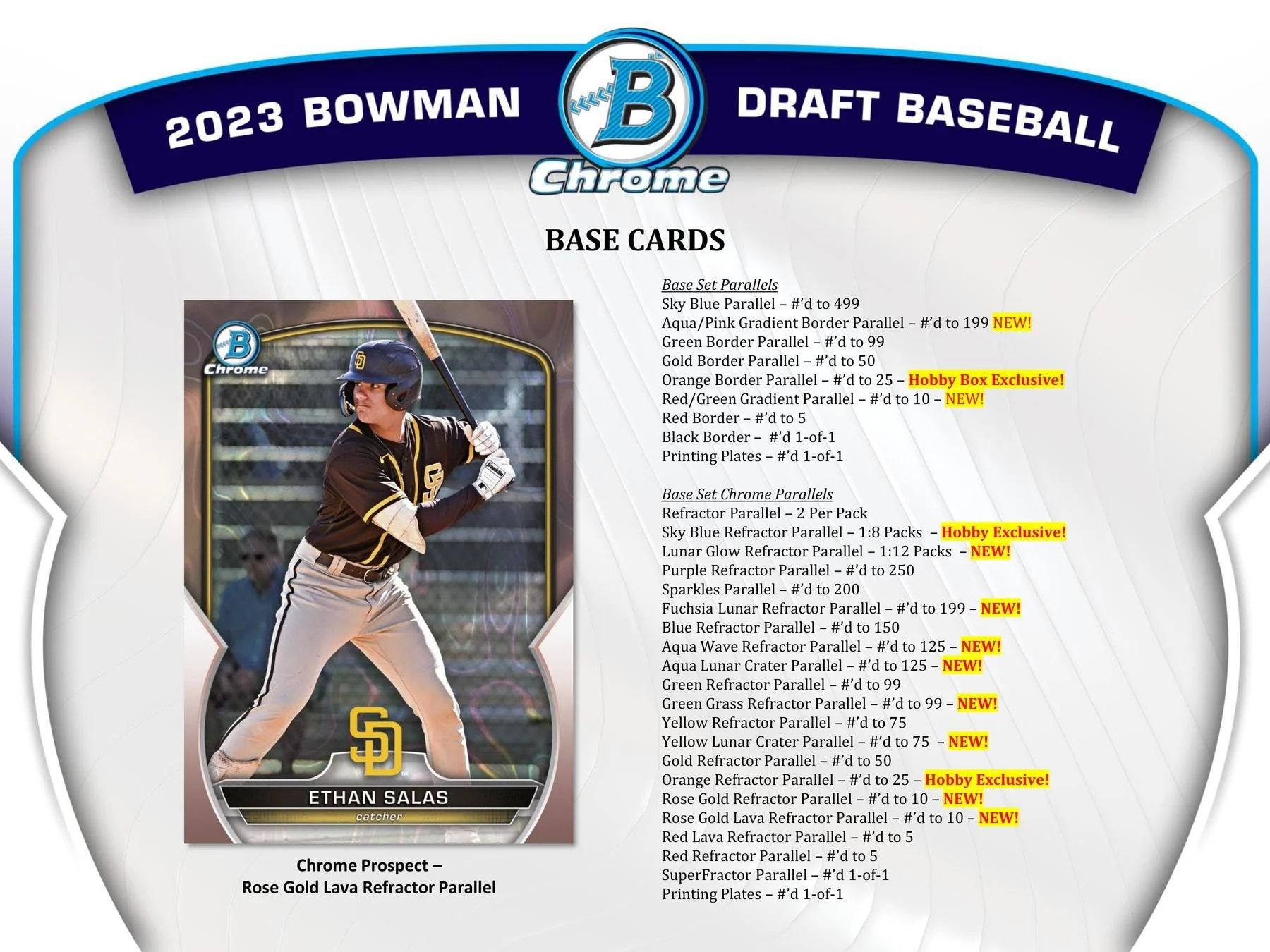 2023 Bowman Draft Baseball Hobby Jumbo Box - Image 3