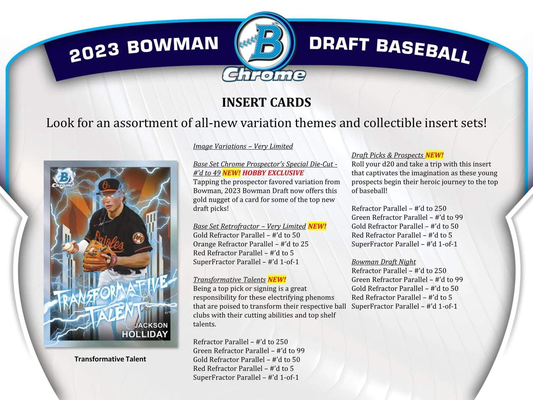 2023 Bowman Draft Baseball Hobby Jumbo Box - Image 4