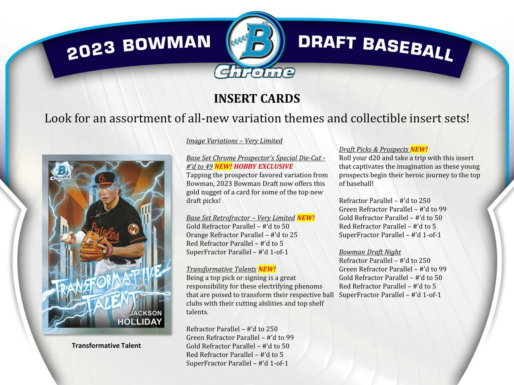 2023 Bowman Draft Baseball HTA Choice Box - Image 4