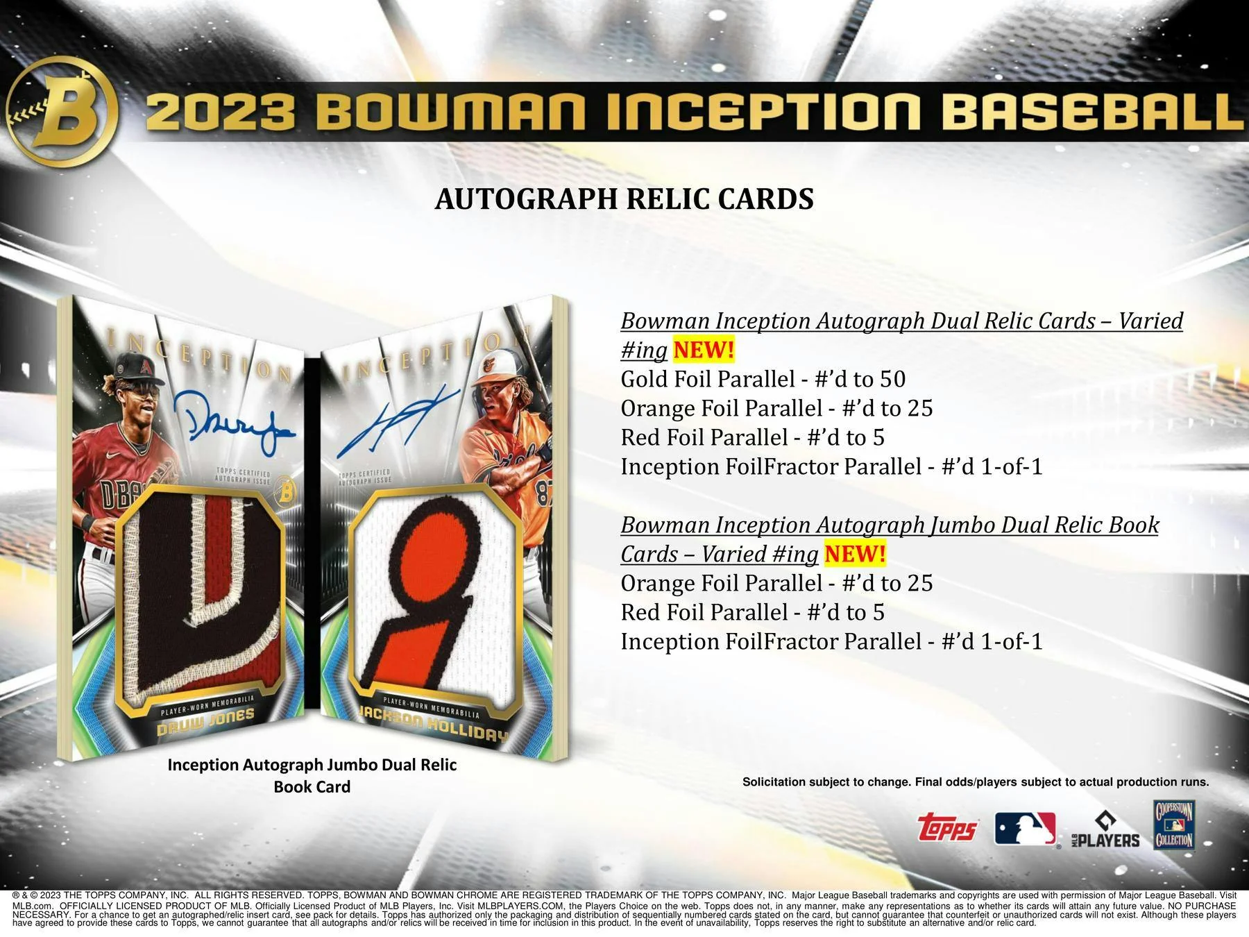 2023 Bowman Inception Baseball Hobby Box - Image 6