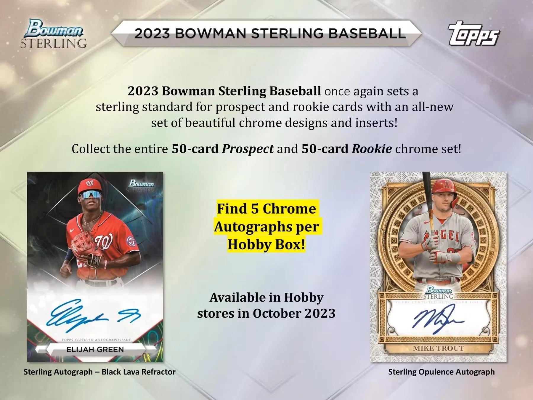 2023 Bowman Sterling Baseball Hobby Box - Image 5