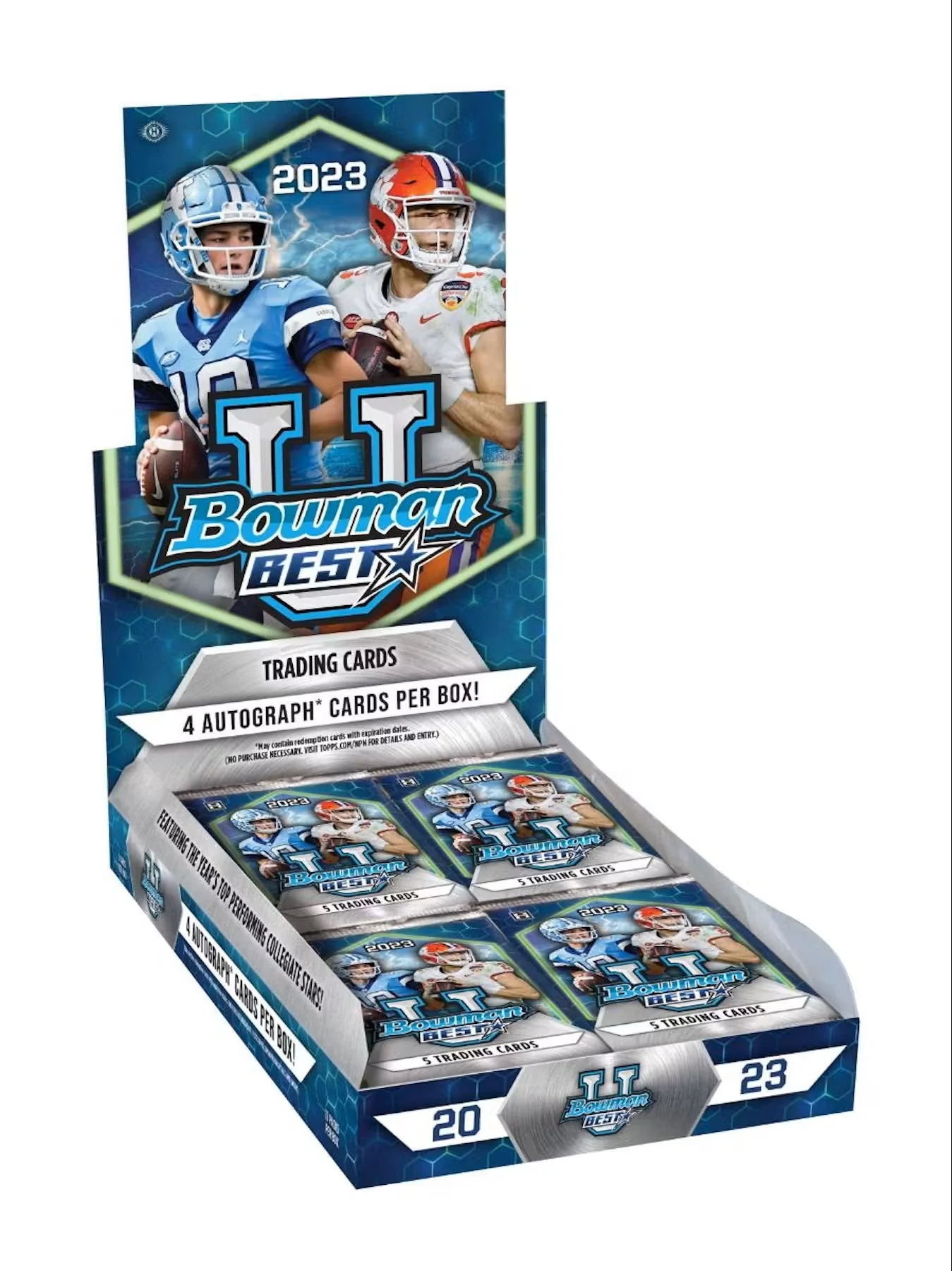 2023 Bowman University Best Football Hobby Box