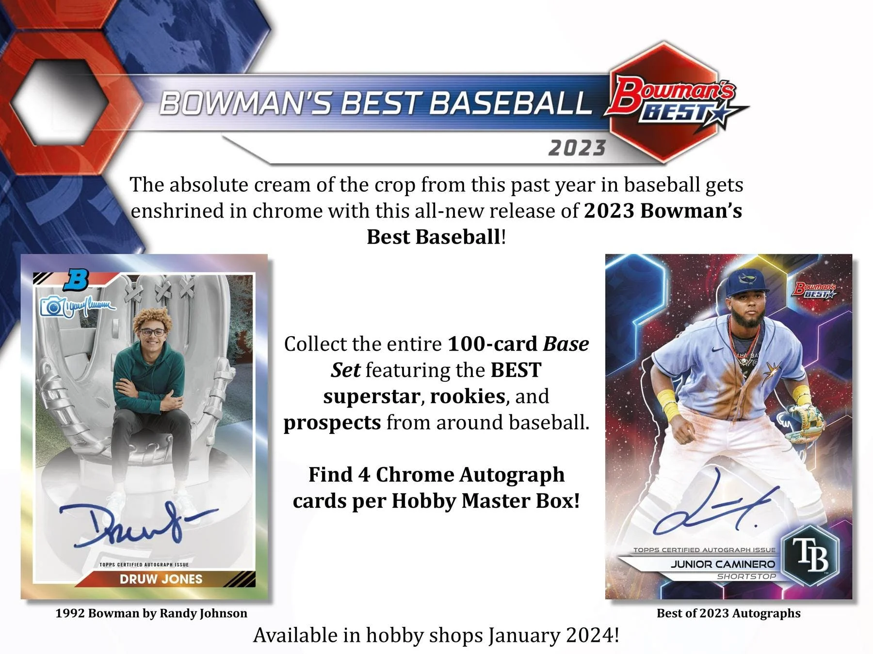 2023 Bowman's Best Baseball Hobby Box - Image 3