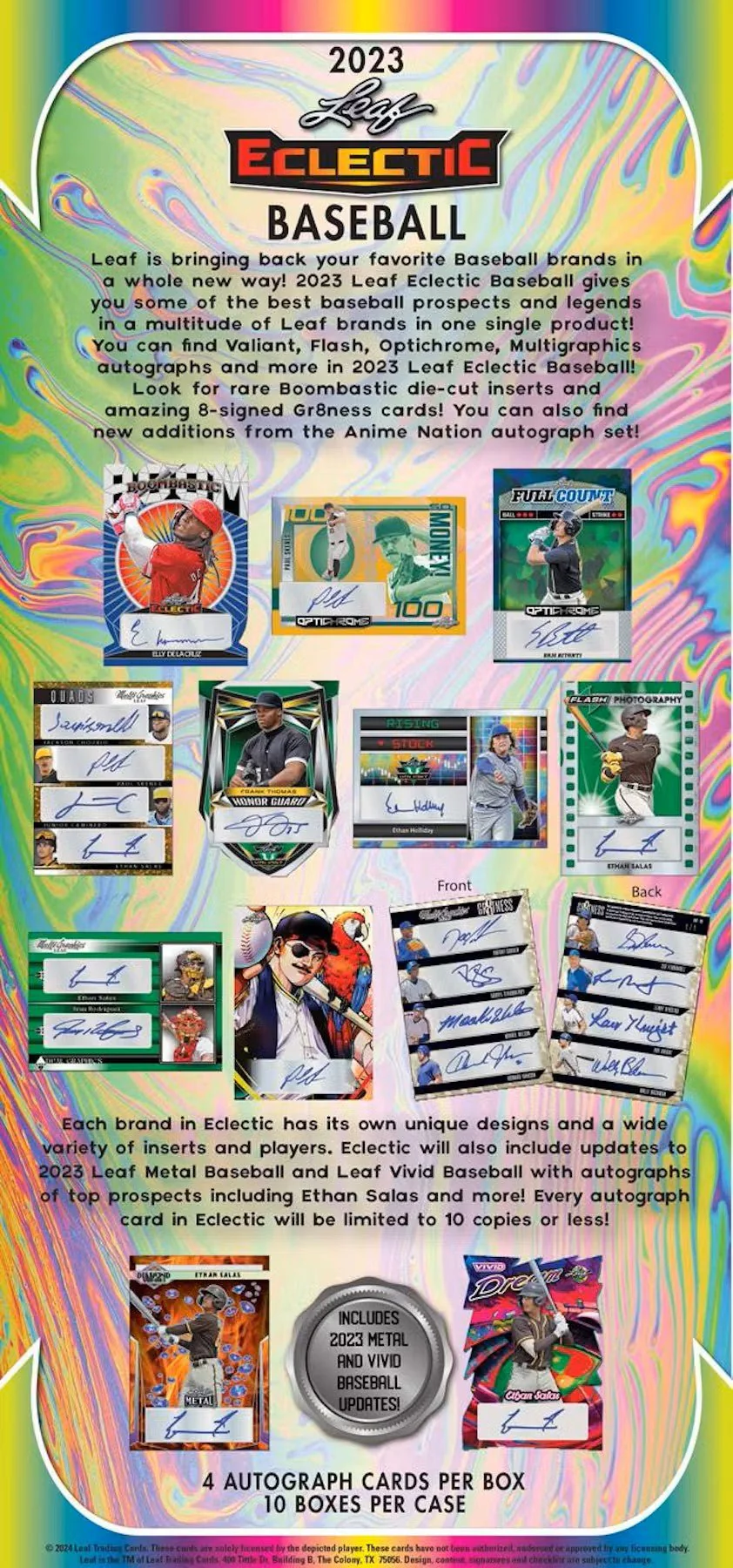 2023 Leaf Eclectic Baseball Hobby Box - Image 3