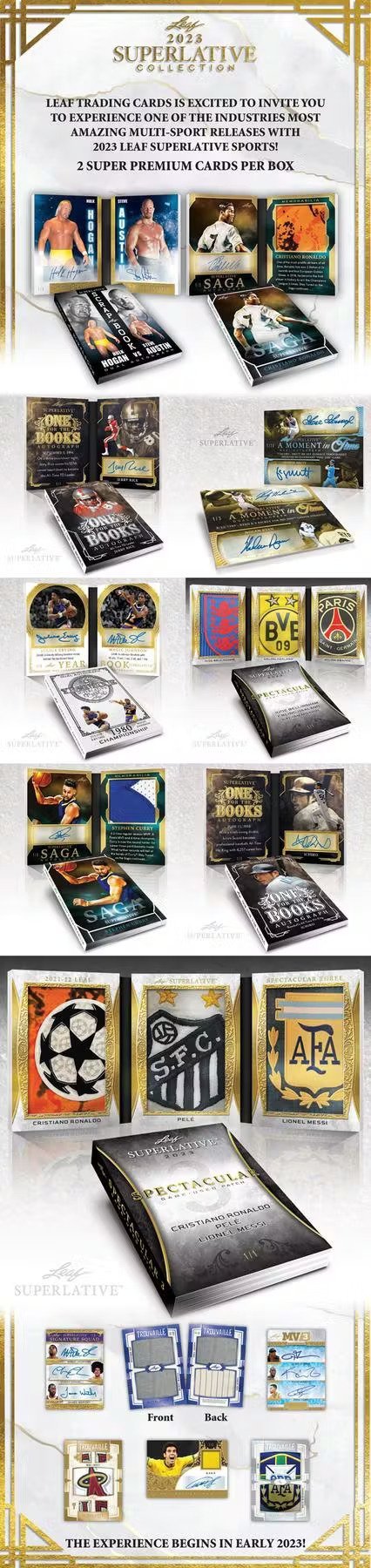 2023 Leaf Superlative Multi-Sport Hobby Box - Image 3