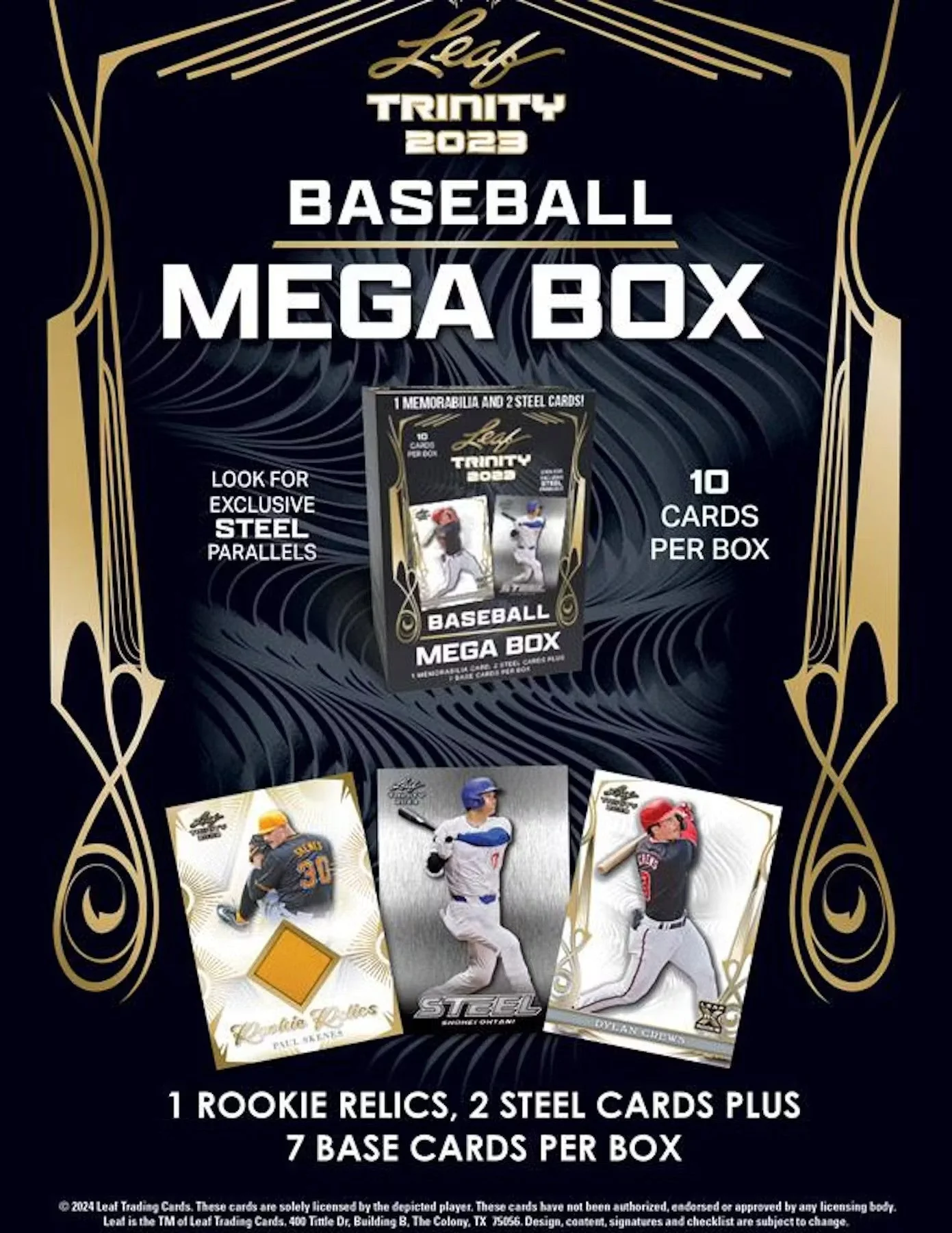 2023 Leaf Trinity Baseball Mega Box - Image 3