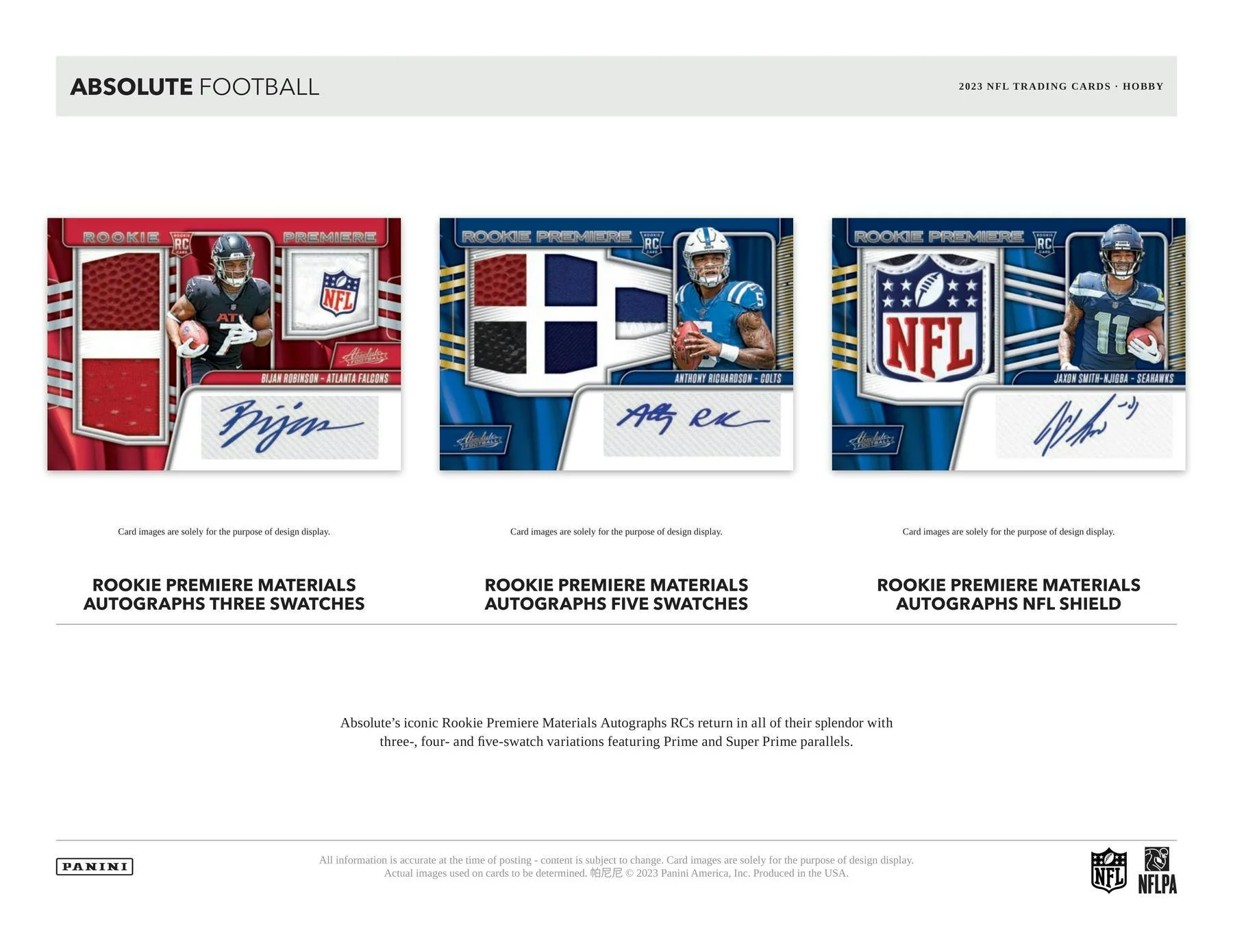 2023 Panini Absolute Football Hobby Box - Image 4