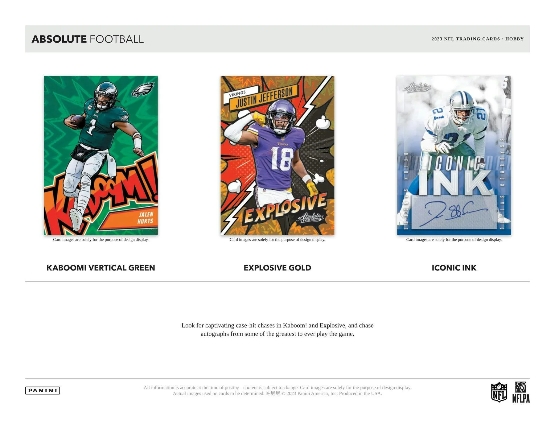 2023 Panini Absolute Football Hobby Box - Image 6