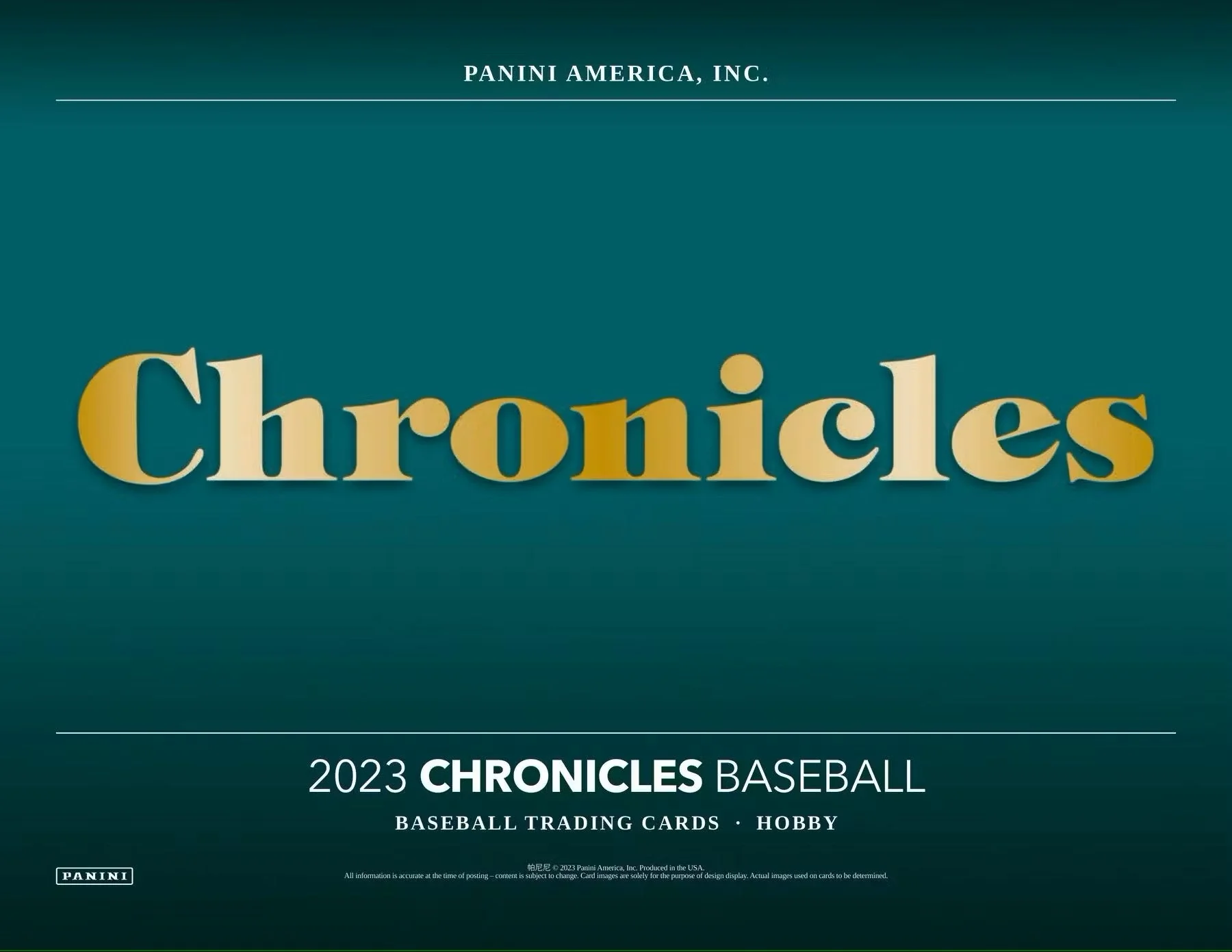 2023 Panini Chronicles Baseball Hobby Box - Image 4