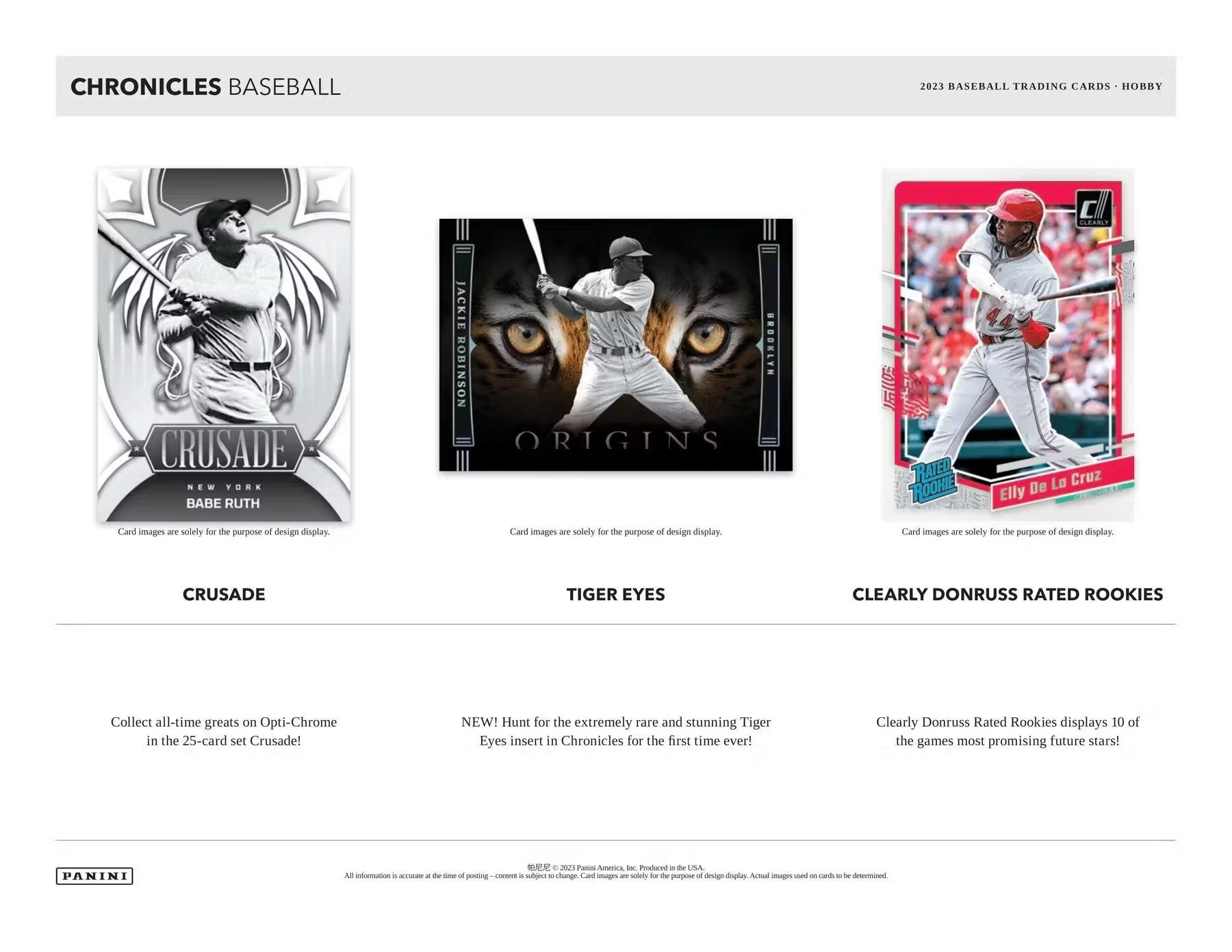 2023 Panini Chronicles Baseball Hobby Box - Image 3