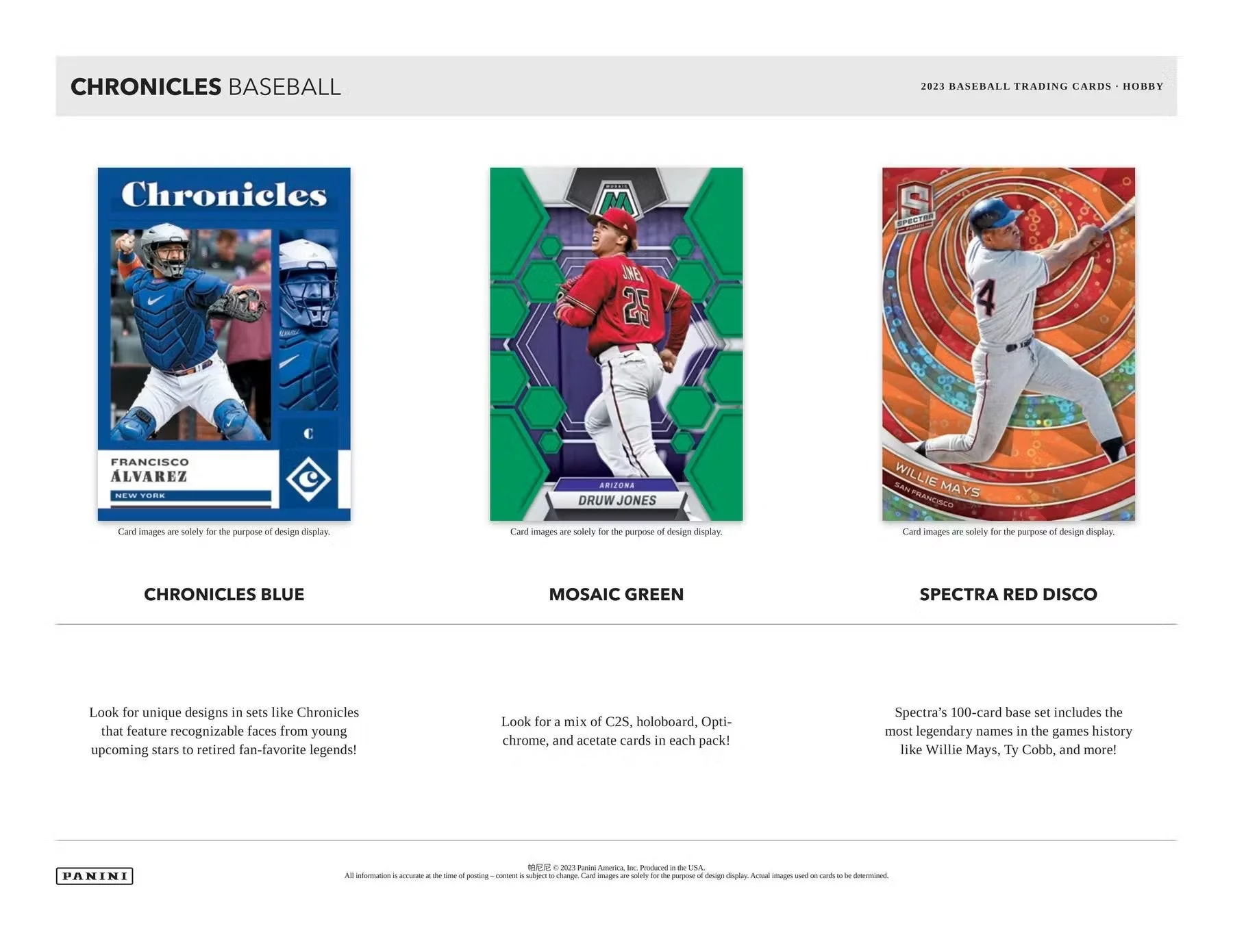 2023 Panini Chronicles Baseball Hobby Box - Image 4