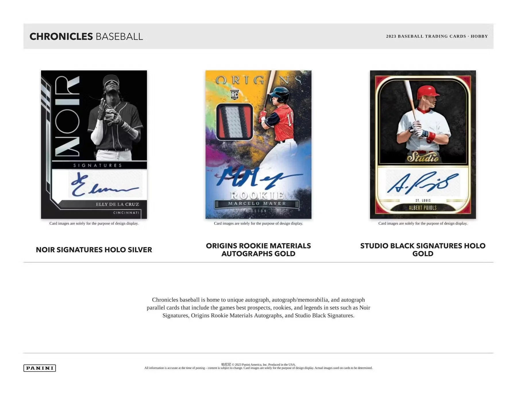2023 Panini Chronicles Baseball Hobby Box - Image 5