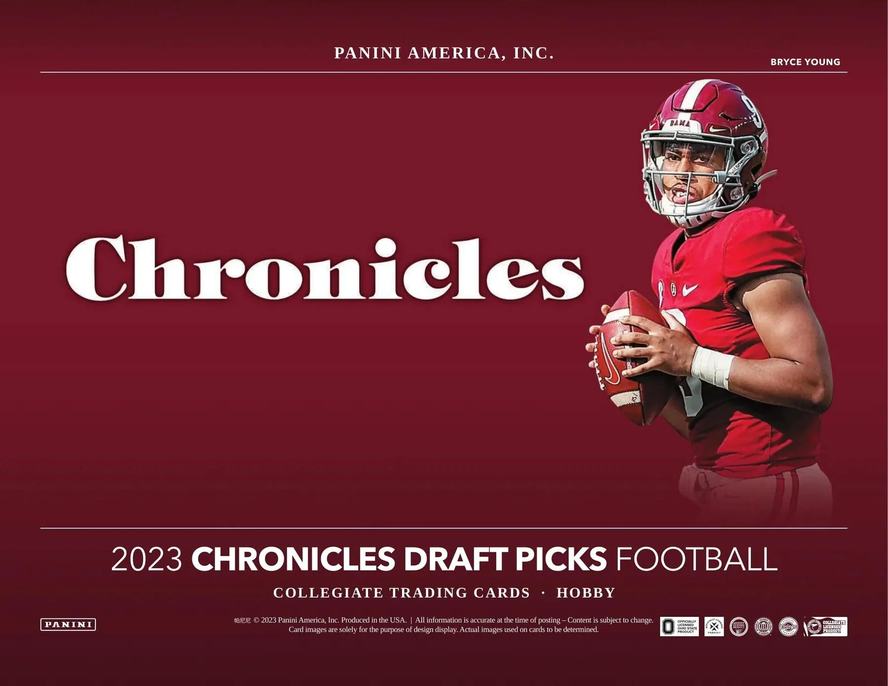 2023 Panini Chronicles Draft Picks Football Hobby Box - Image 4