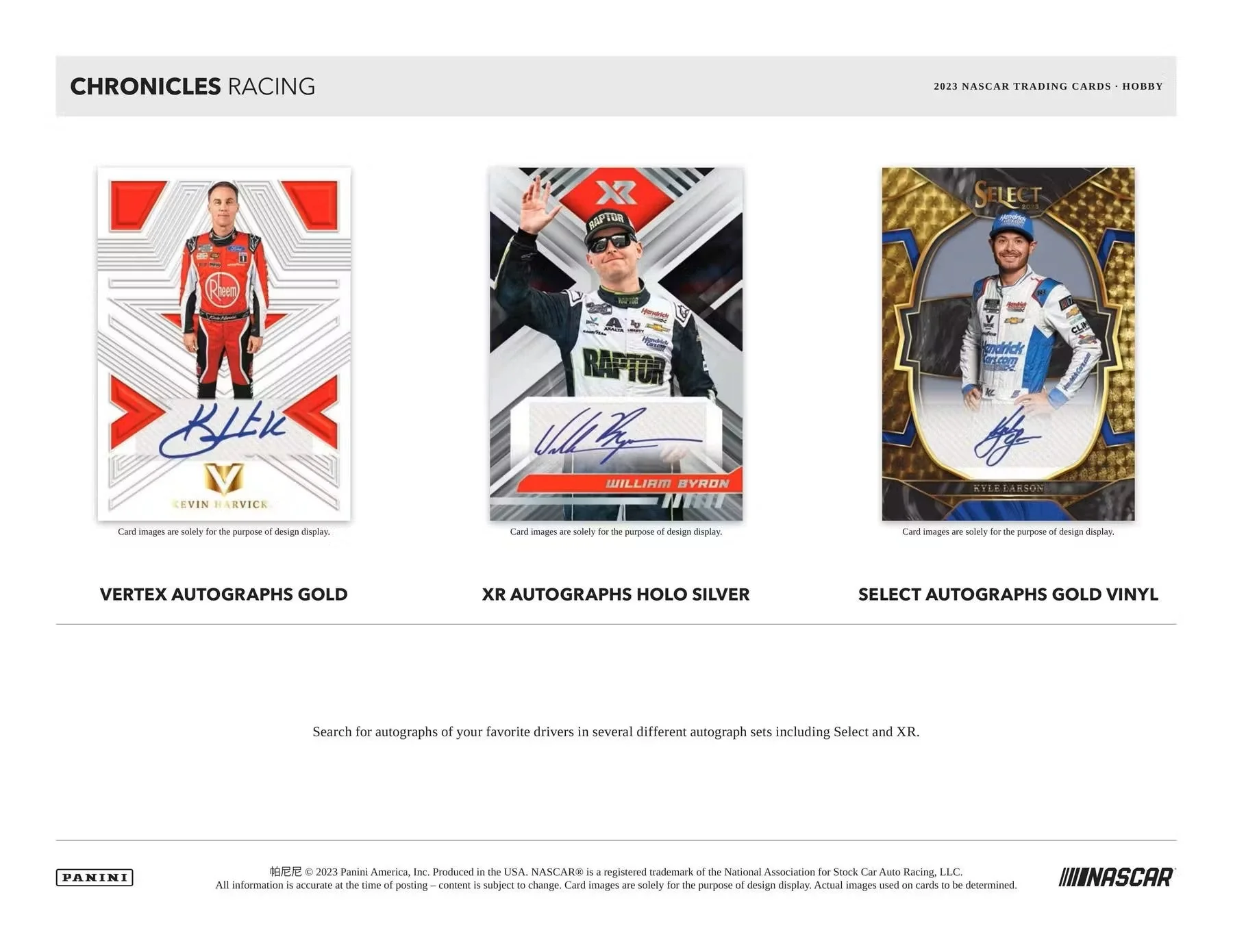 2023 Panini Chronicles Racing Hobby Box - Image 4