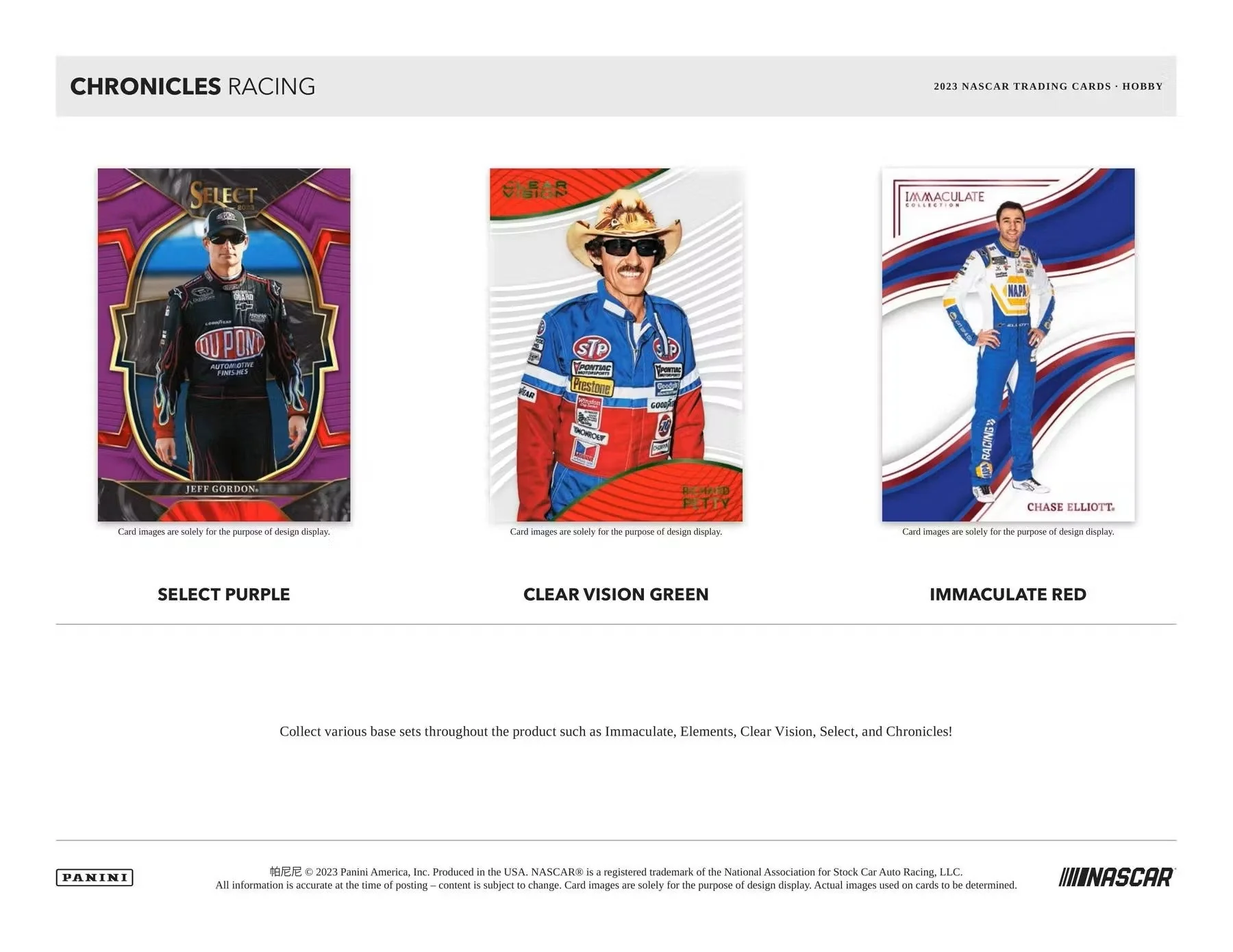 2023 Panini Chronicles Racing Hobby Box - Image 6