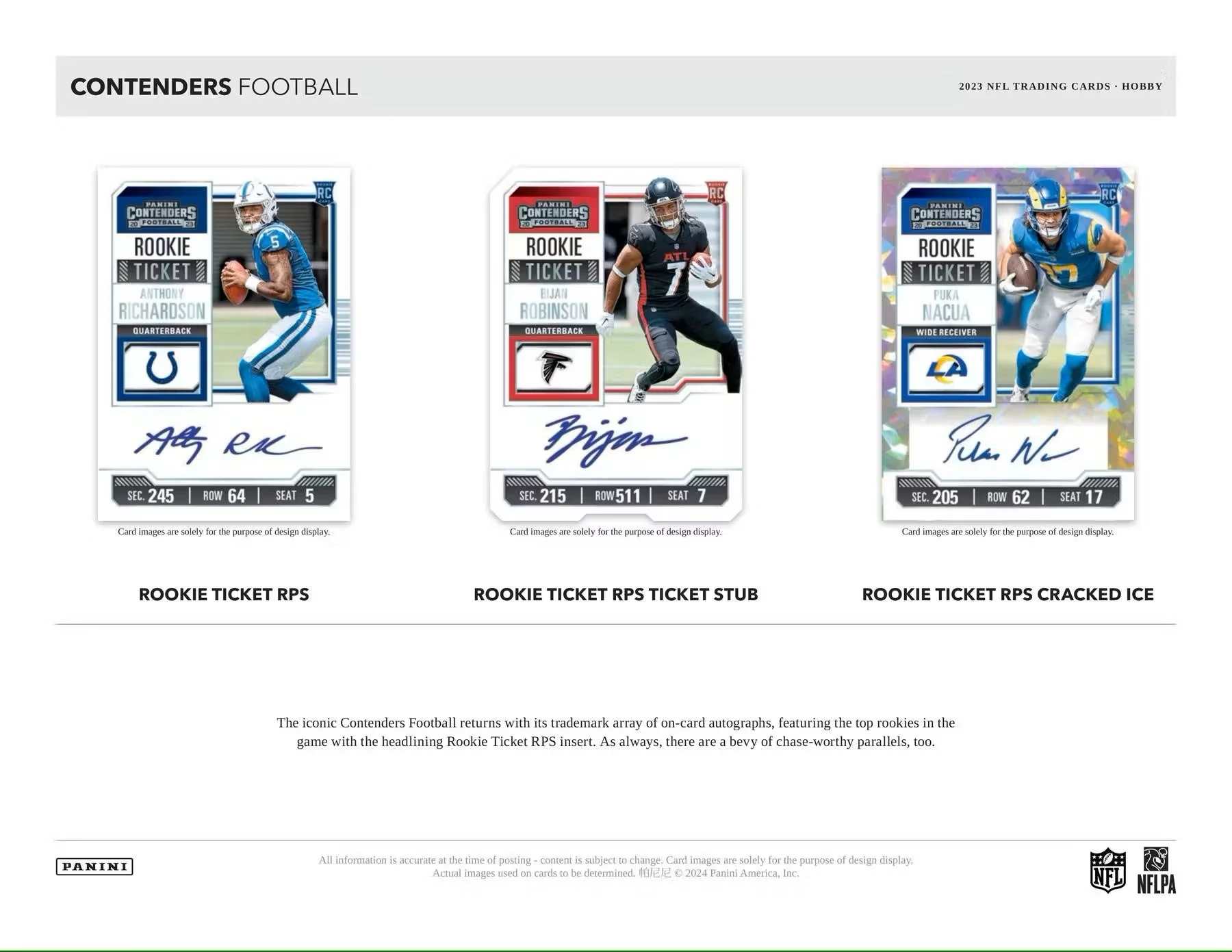 2023 Panini Contenders Football Hobby Box - Image 4