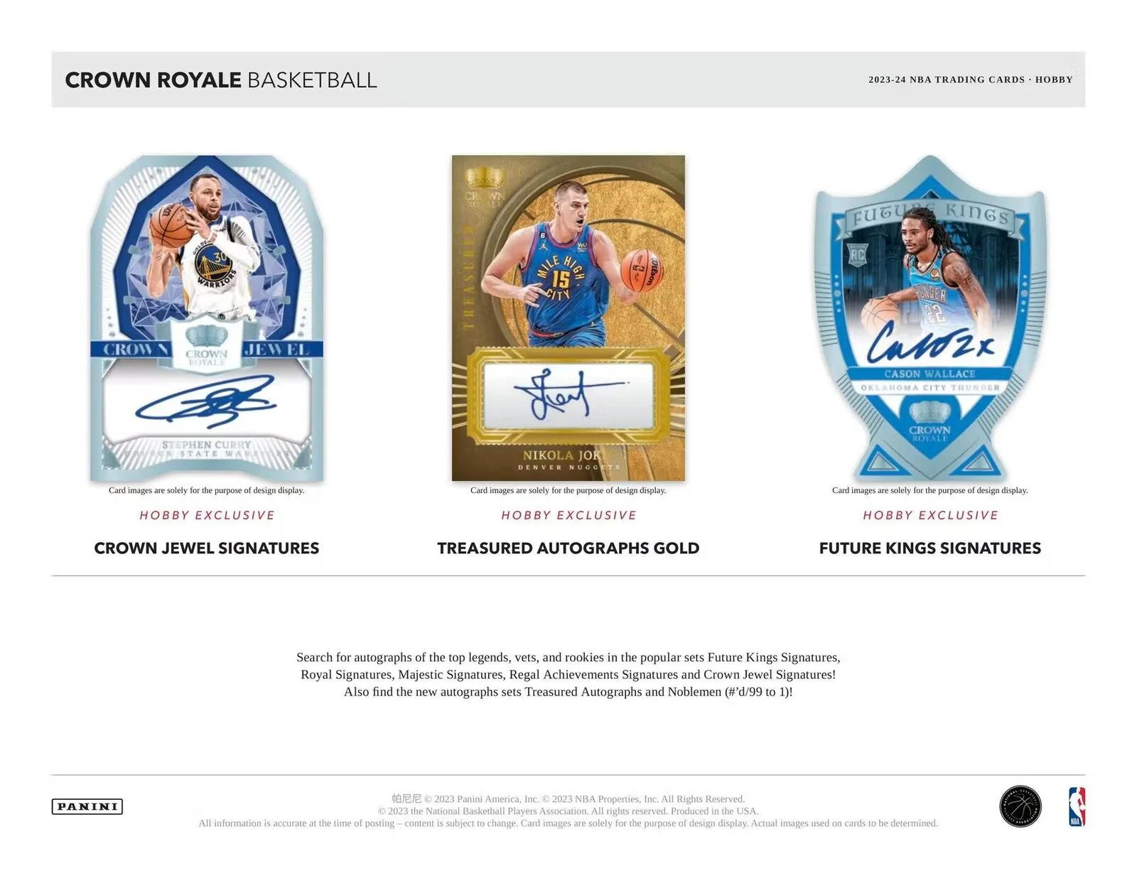 2023-24 Panini Crown Royale NBA Basketball Hobby Box - Image 6