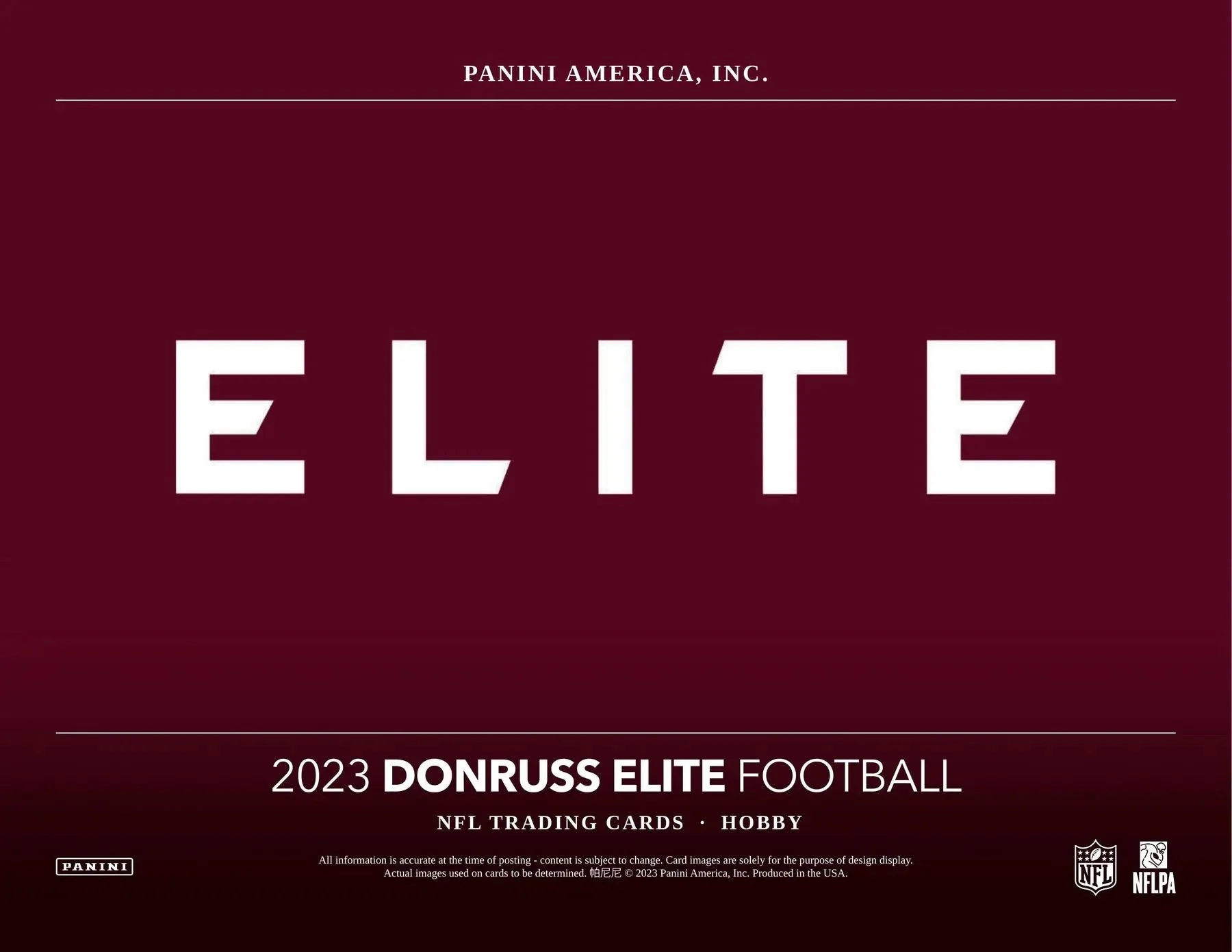 2023 Panini Donruss Elite NFL Football Hobby Box - Image 3