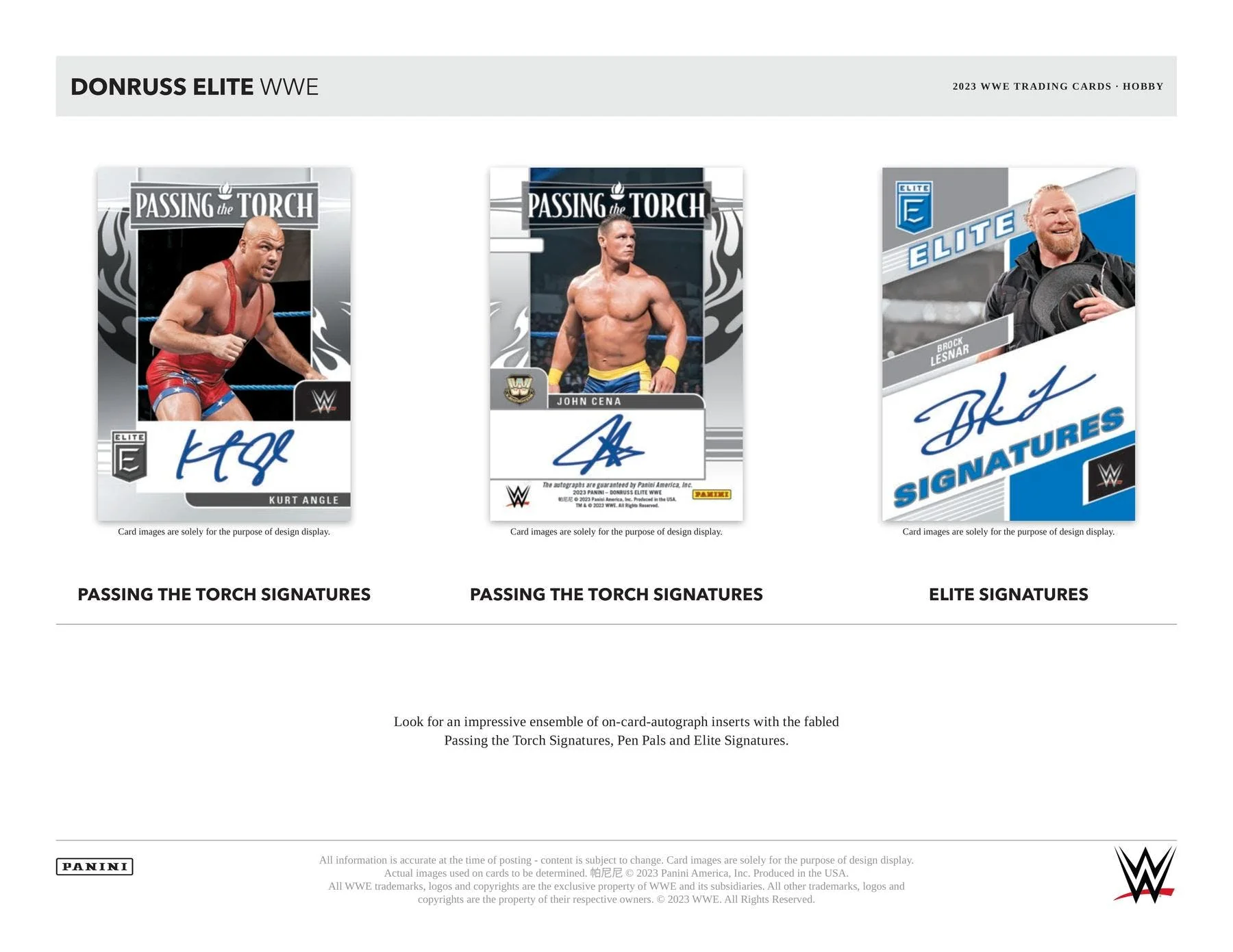 2023 Panini Donruss Elite WWE Wrestling Hobby Box - Image 4
