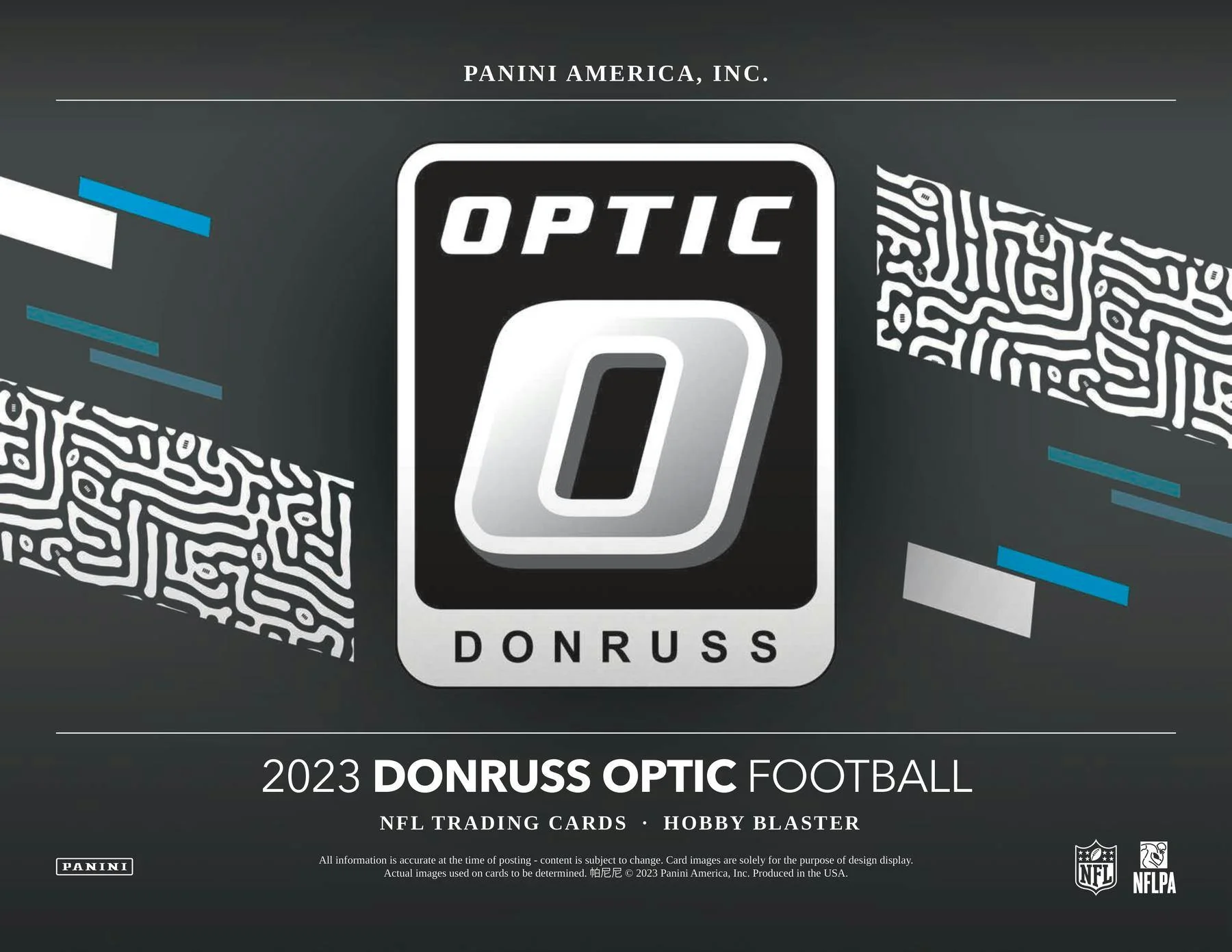 2023 Panini Donruss Optic Football 6-Pack Hobby Blaster Box (Blue Scope Parallels) - Image 2