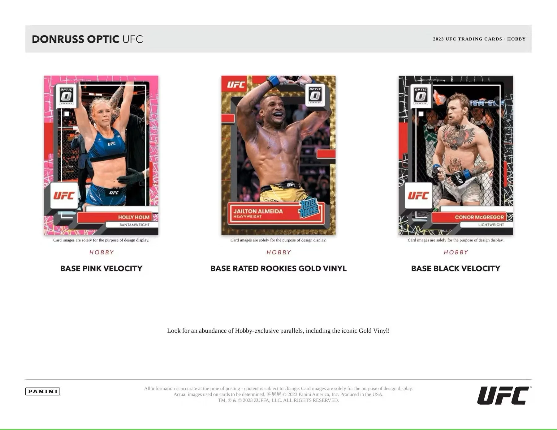 2023 Panini Donruss Optic UFC Hobby Box - Image 5