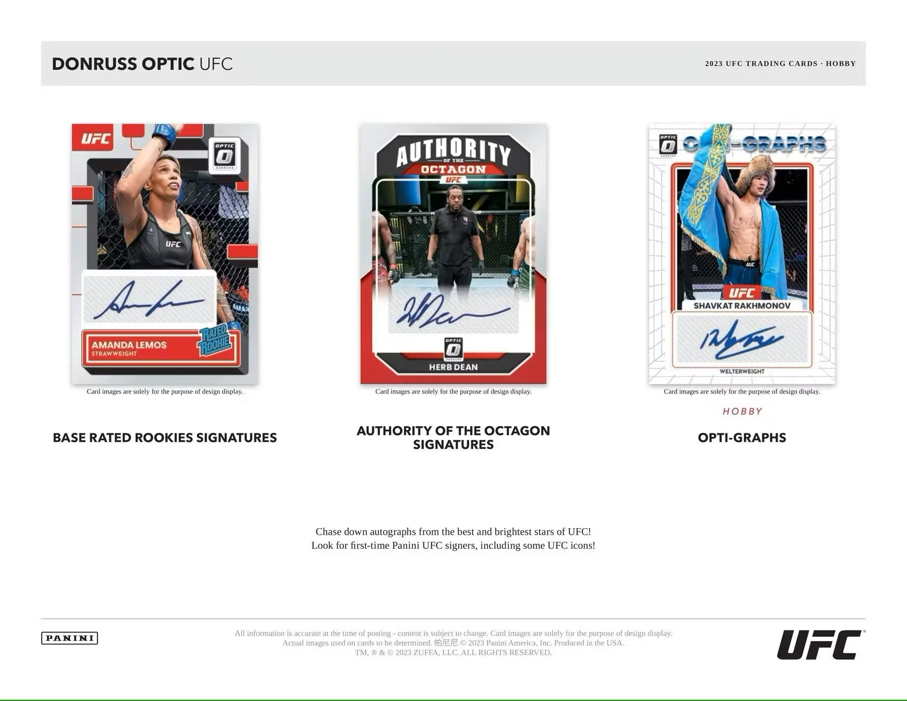 2023 Panini Donruss Optic UFC Hobby Box - Image 7